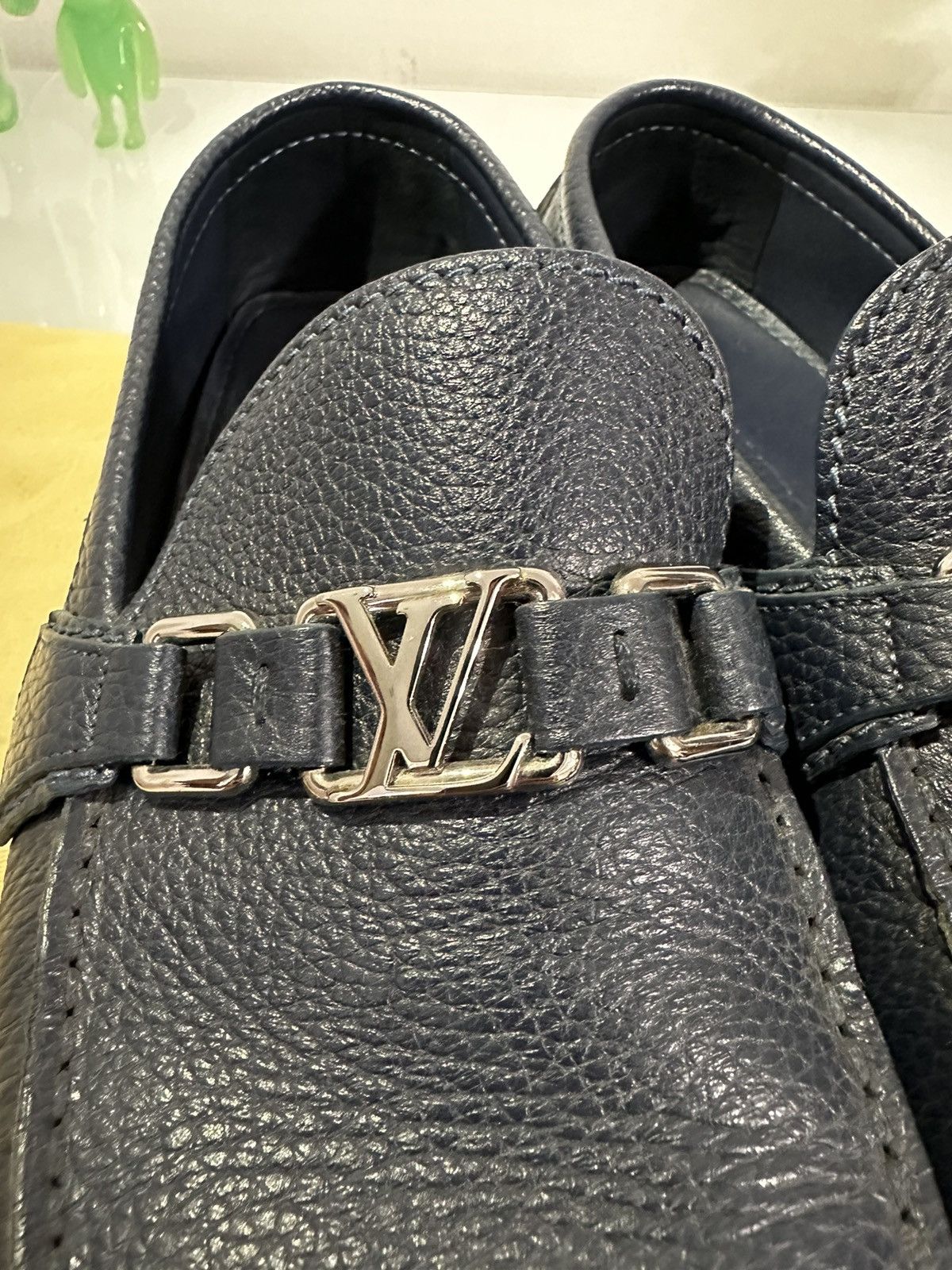 Louis Vuitton Navy Blue Mocasines Size US 11.5 / EU 44-45 - 5 Thumbnail