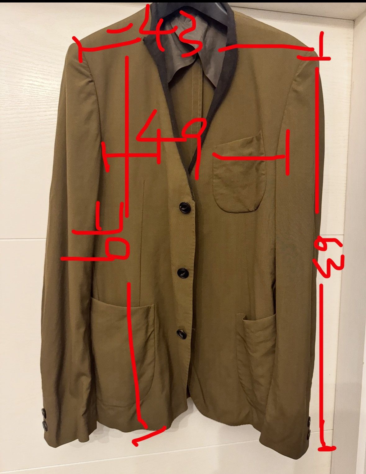 Kolor Kolor men contrast runway blazer wool jacket Size US M / EU 48-50 / 2 - 11 Thumbnail
