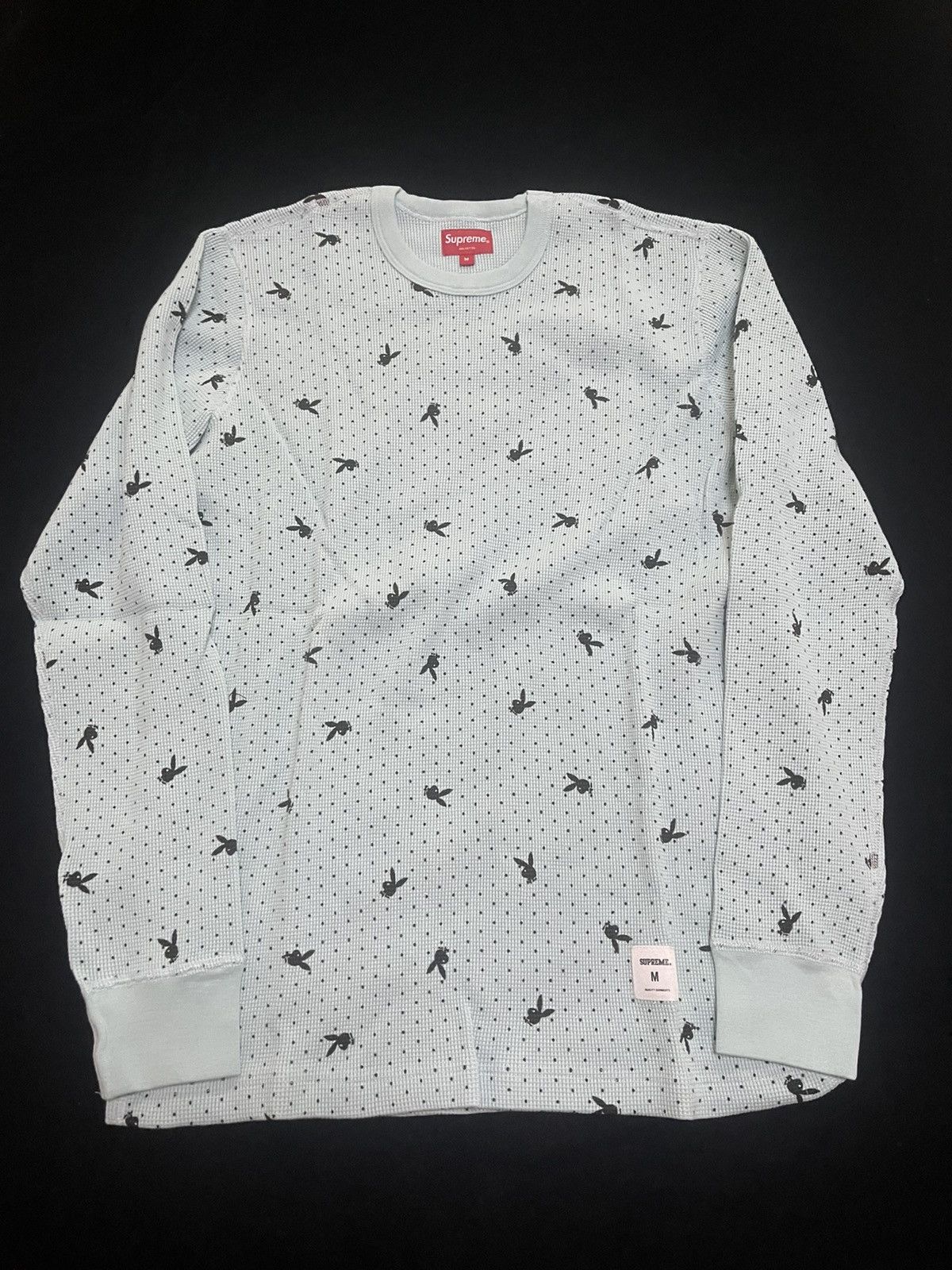 Supreme Supreme playboy waffle thermal crewneck crew | Grailed