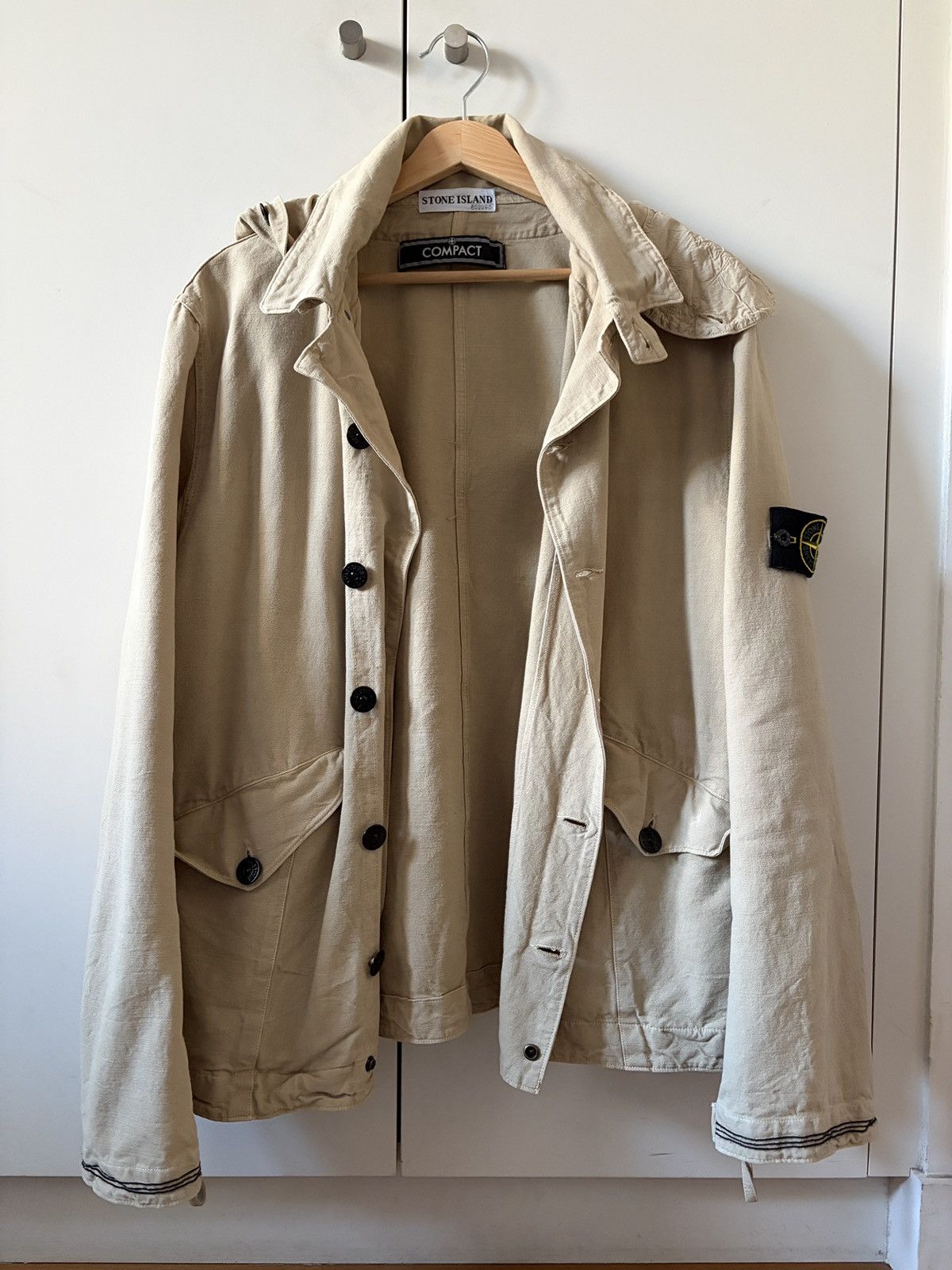 Stone Island Stone Island Compact Linen Jacket Size US L / EU 52-54 / 3 - 1 Thumbnail