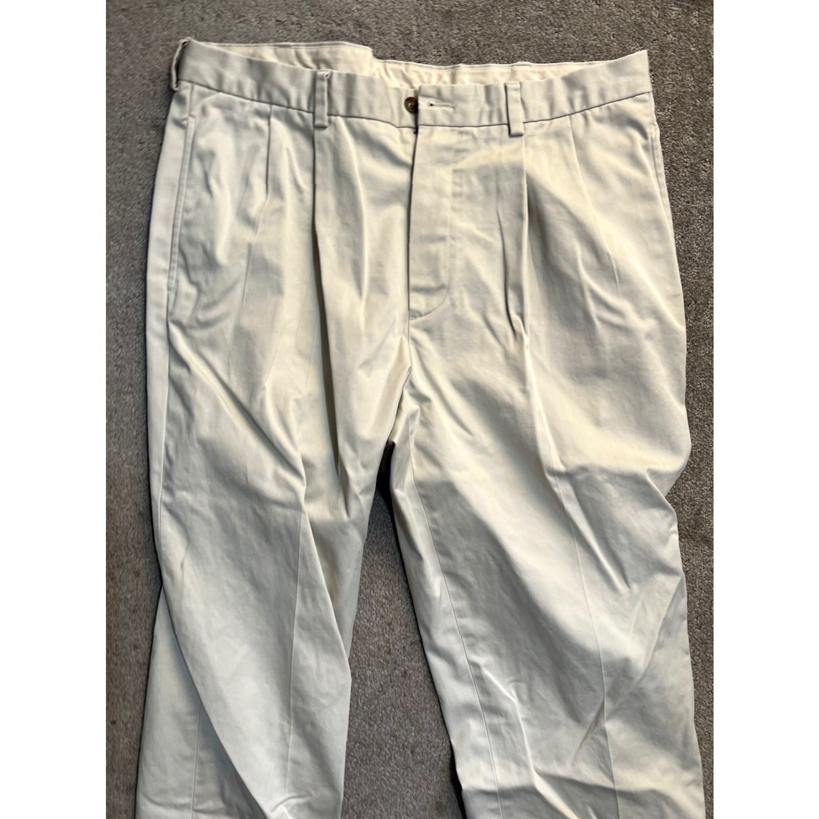 Brooks Brothers Brooks Brothers Advantage Chino Elliott Pants Beige Cotton Mens Size 36x30 Size US 36 / EU 52 - 2 Thumbnail