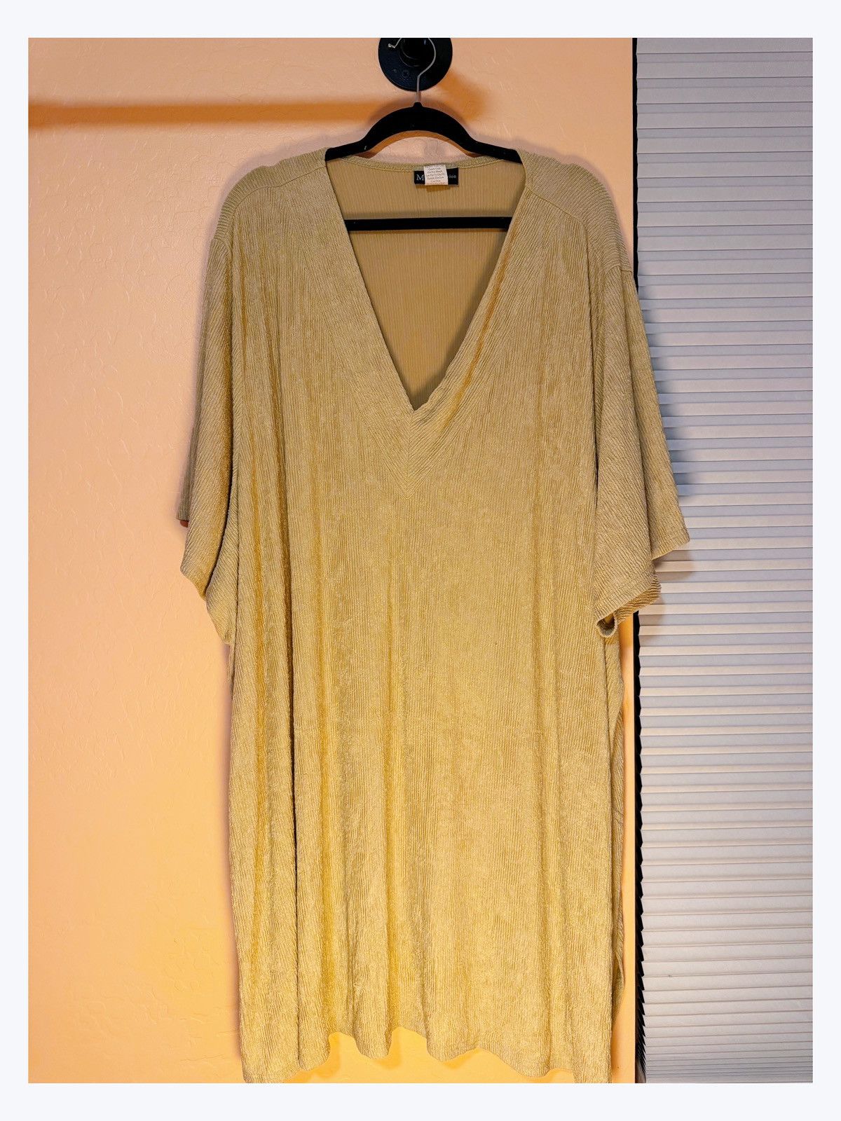 Other MiB Collection Textured V-Neck Tunic Dress – Made in USA Size XL / US 12-14 / IT 48-50 - 3 Thumbnail