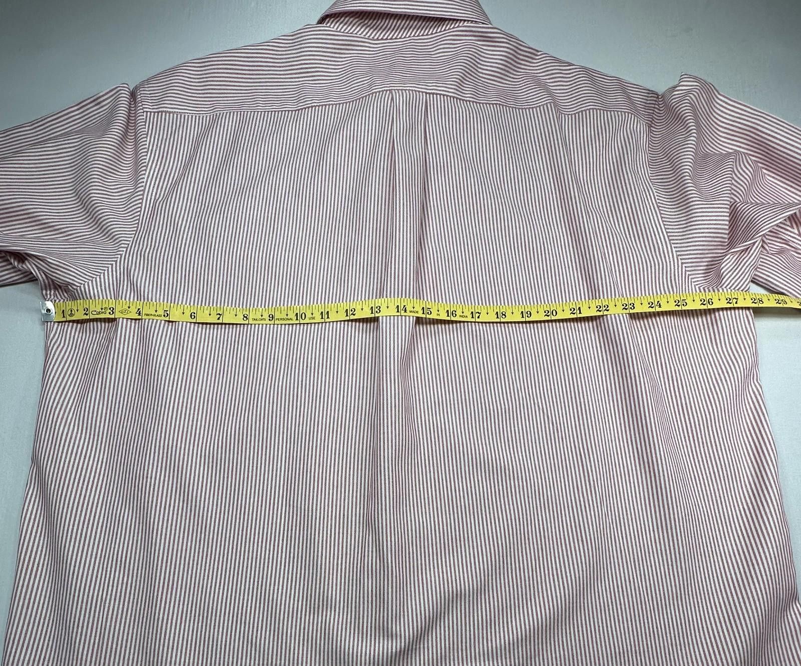 Club Room Club Room Performance Regular Fit Striped Red Men's XL Size 44R - 4 Thumbnail