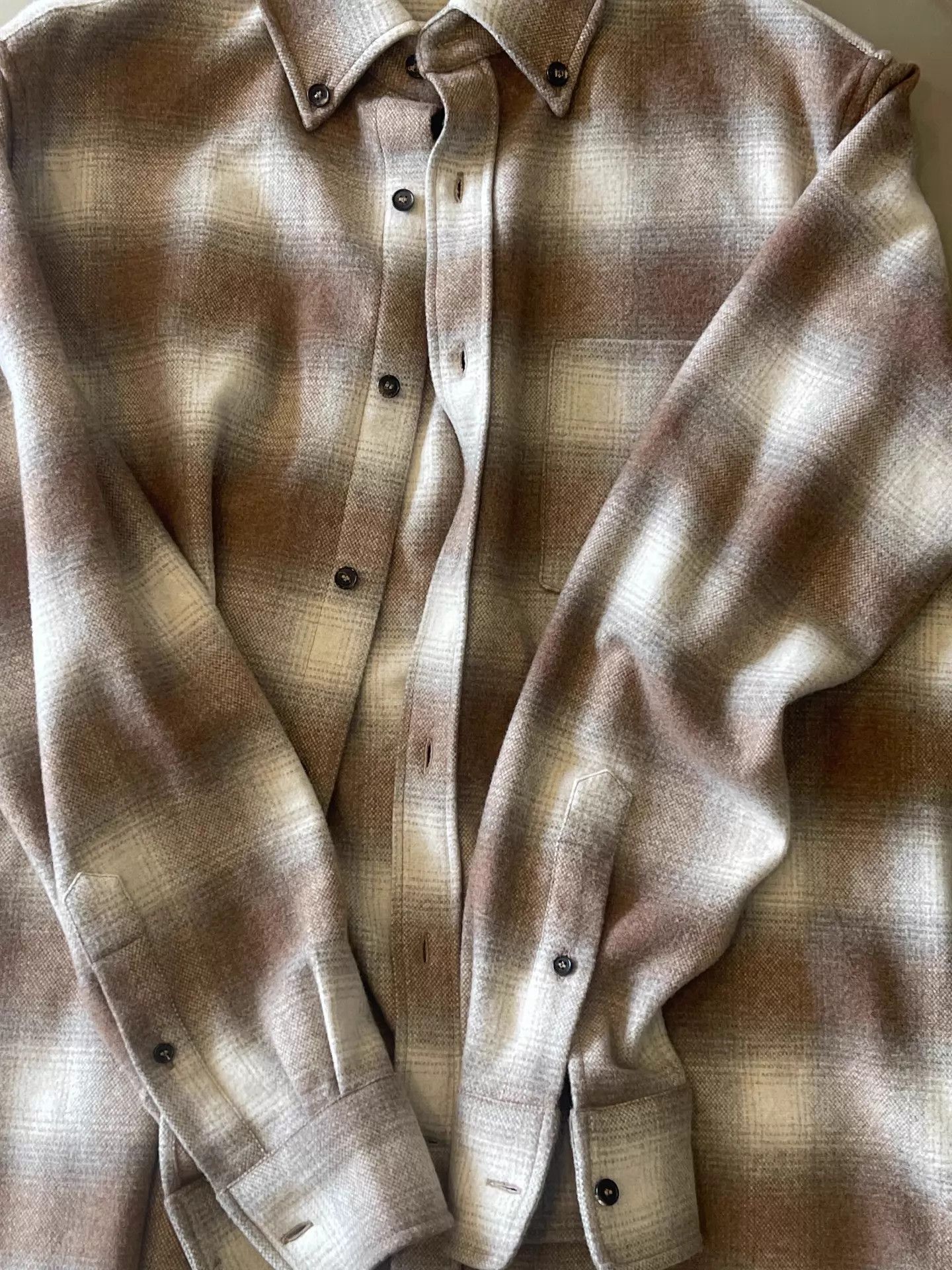 Loro Piana Loro Piana Classic Check Cashmere LS Shirt S - Edison Chen Worn Size S / US 4 / IT 40 - 8 Thumbnail