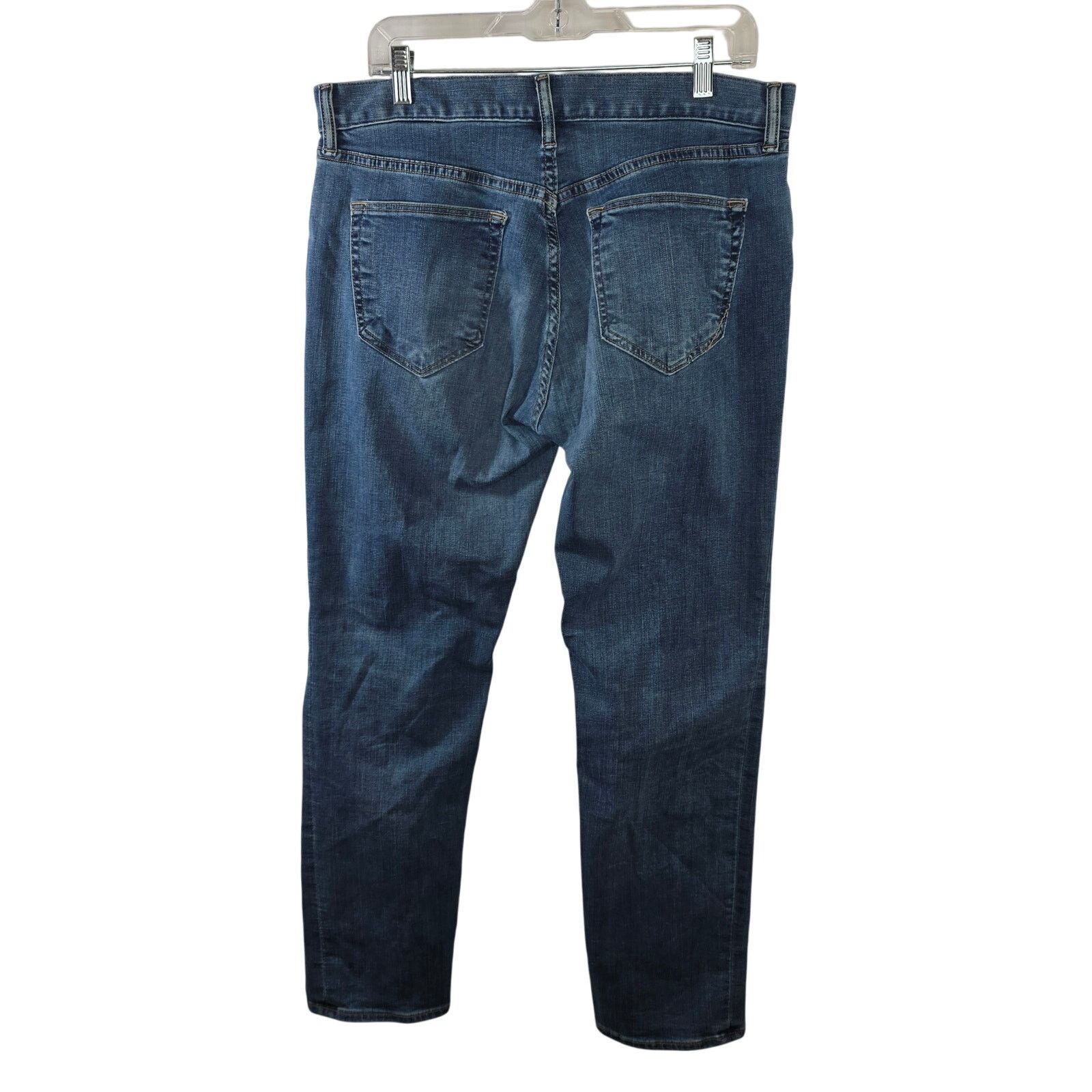 Banana Republic Men's Banana Republic Slim RMD Blue Denim Jeans 34W 30L Size US 34 / EU 50 - 6 Thumbnail
