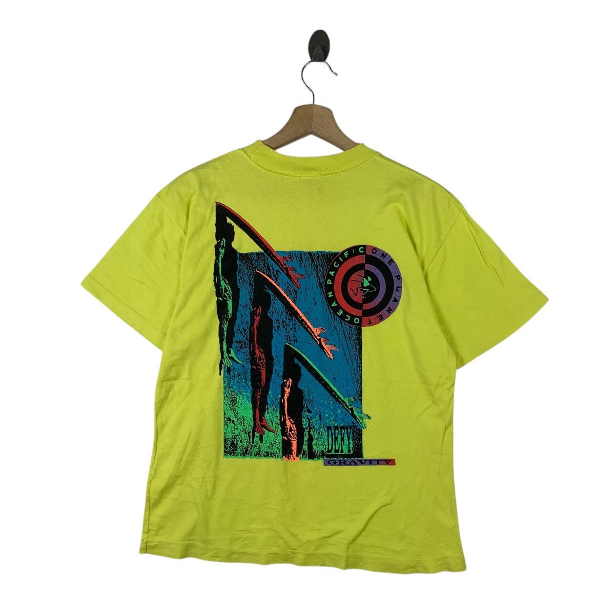 Ocean Pacific Vintage OCEAN PACIFIC OP One Planet Defy Gravity Tee Shirt Size US S / EU 44-46 / 1 - 4 Thumbnail