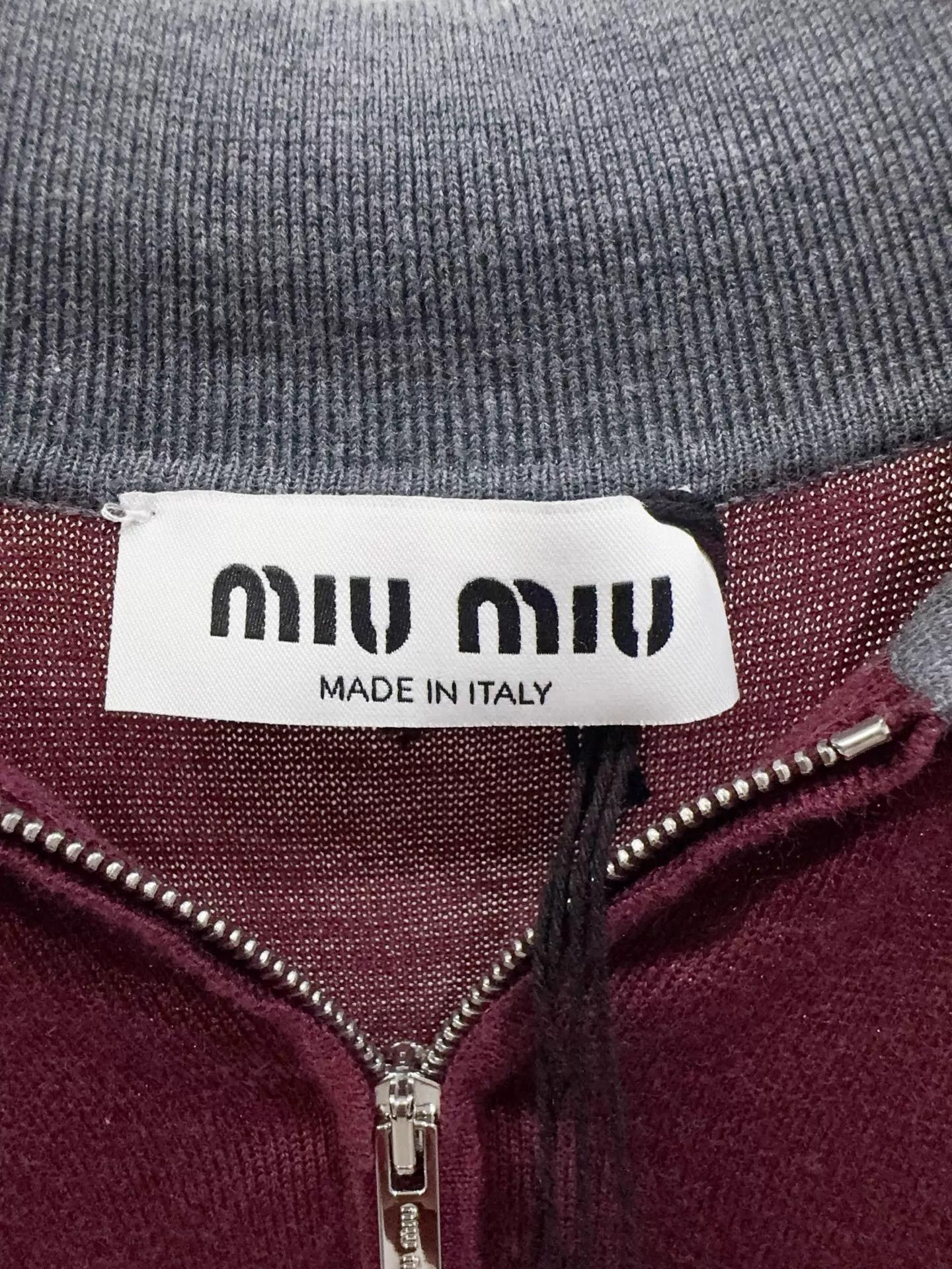 Miu Miu MIU MIU 25 S/S Silk-Cotton Top 38 (Bust 100, L52) Size XS / US 0-2 / IT 36-38 - 2 Thumbnail
