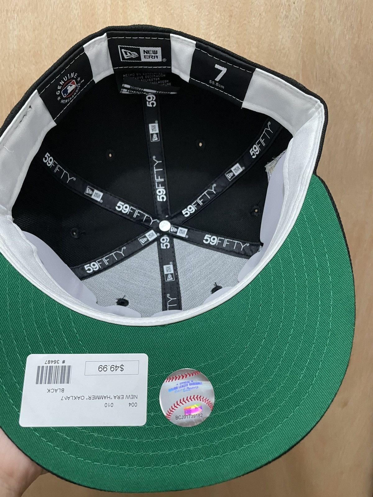 New Era Oakland Athletics Rickey Henderson field patch size 7 Size ONE SIZE - 6 Thumbnail