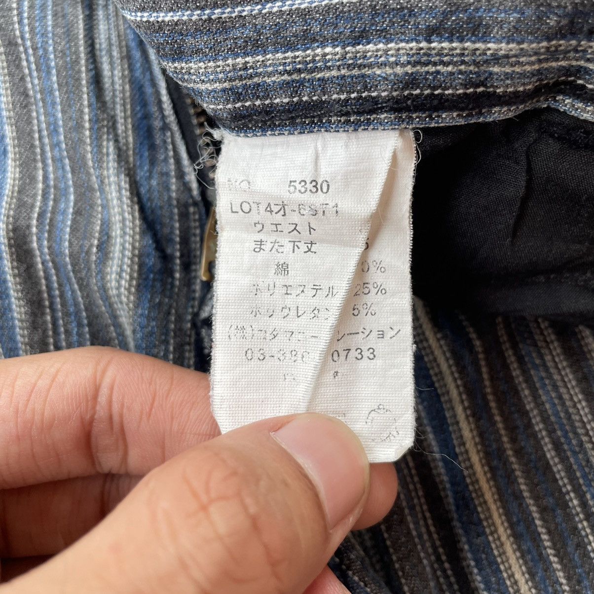 Tornado Mart 🇯🇵 VINTAGE ROOT THREE STRIPES DENIM PANTS Size US 30 / EU 46 - 14 Thumbnail
