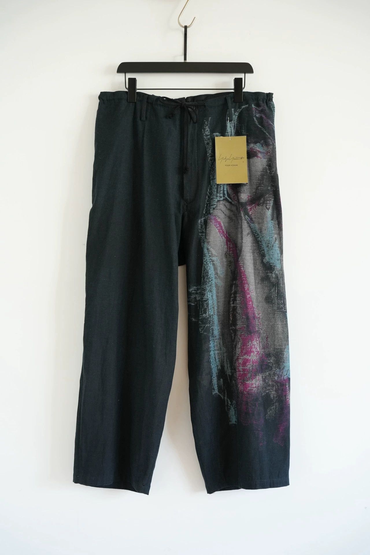Yohji Yamamoto Yohji Yamamoto 24AW PH Kie Print Cotton Pants Size US 29 - 1 Thumbnail