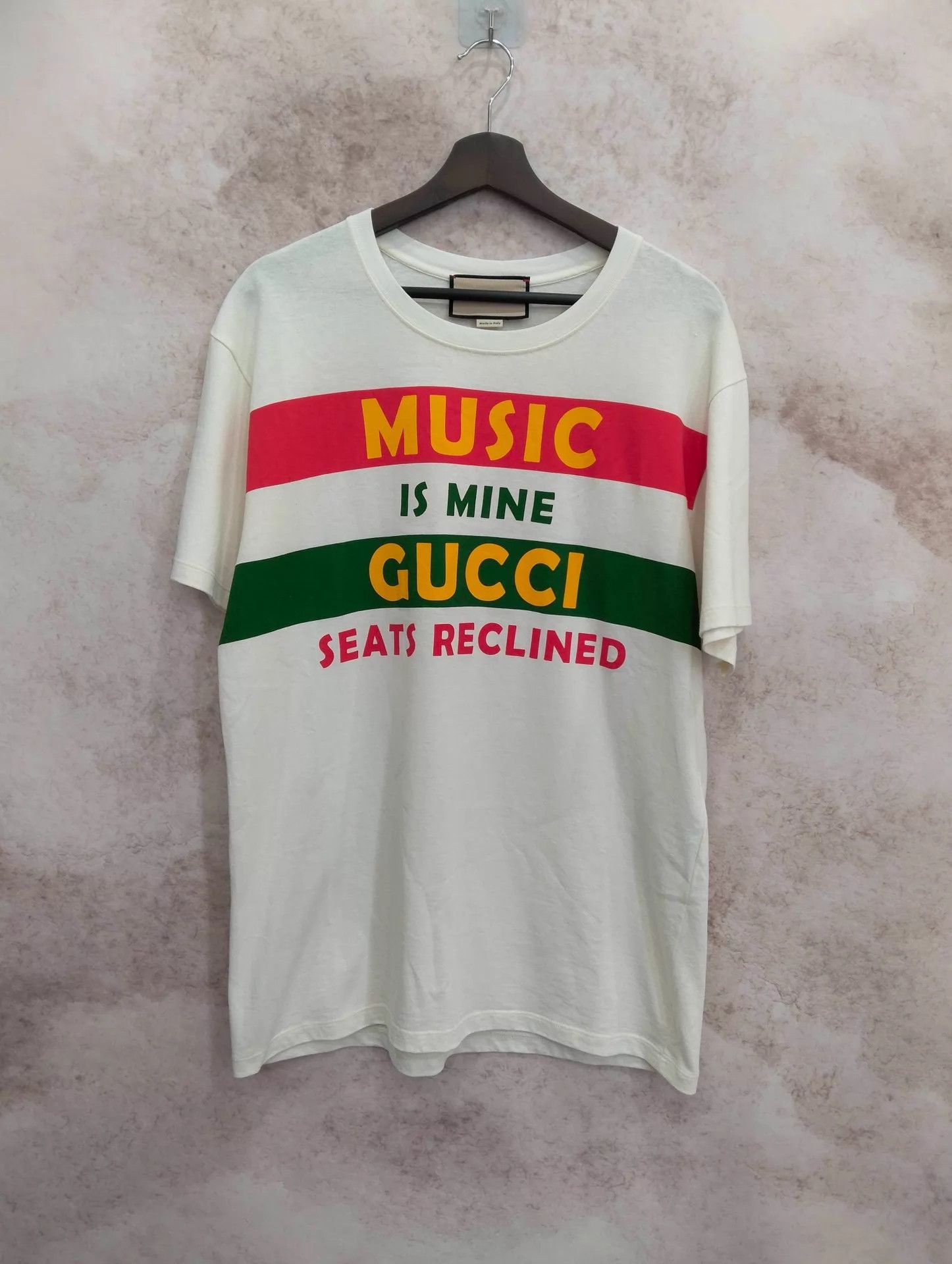 Gucci Gucci Striped Logo Short Sleeve Tee S 95 New Size US S / EU 44-46 / 1 - 1 Thumbnail