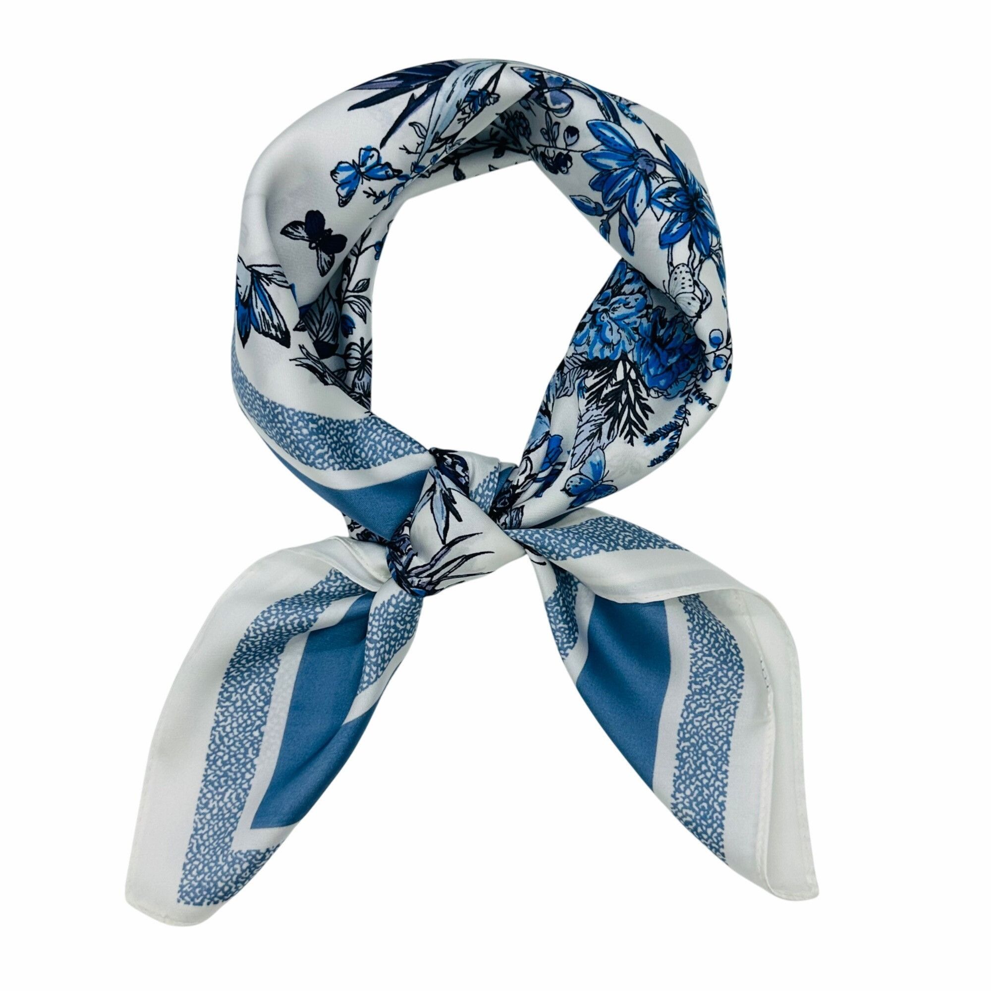 Other ⭐Soft Luxurious Elegant Women Square Silky Scarf Butterflies Size ONE SIZE - 5 Thumbnail