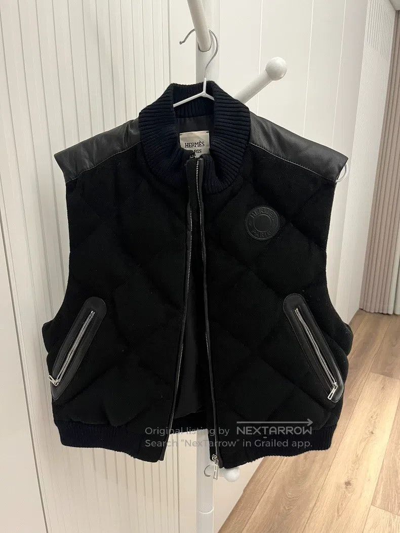 Hermes Hermes Black down vest Size XS / US 0-2 / IT 36-38 - 1 Thumbnail