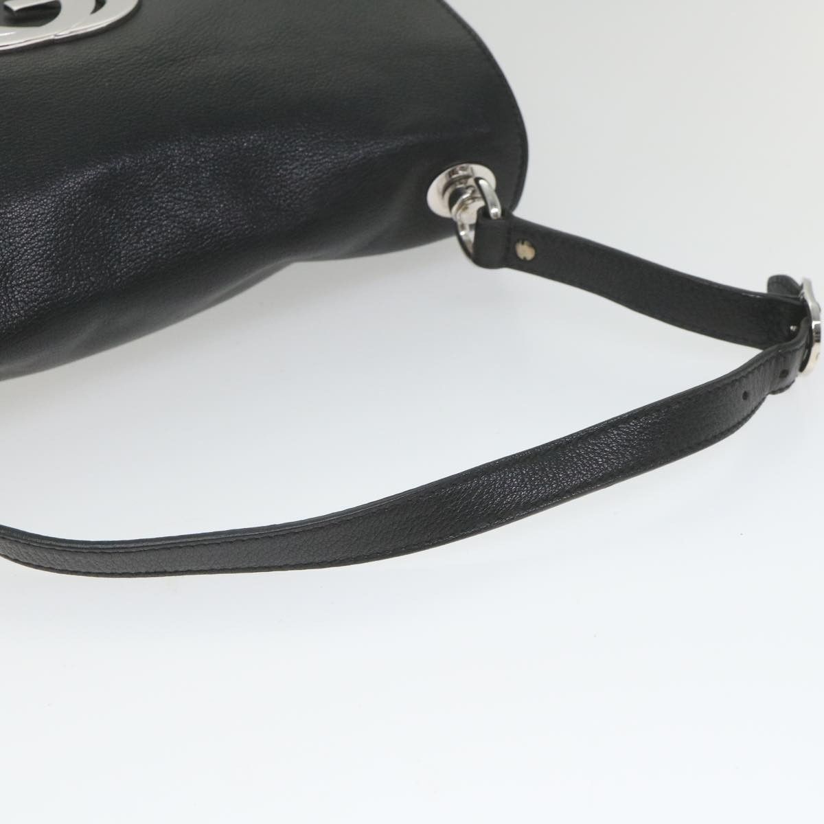 Gucci GUCCI Interlocking Shoulder Bag Leather Black Size ONE SIZE - 7 Thumbnail
