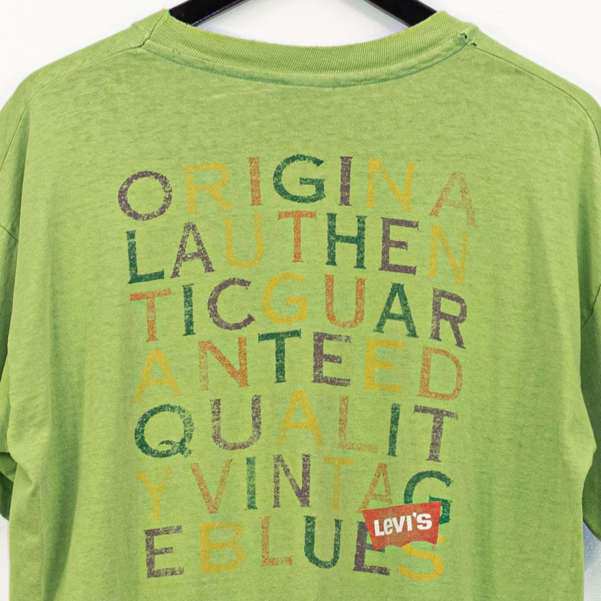 Levi's Levi's Authentic Guaranteed Quality T-Shirt Thrashed 90s Size US XL / EU 56 / 4 - 6 Thumbnail