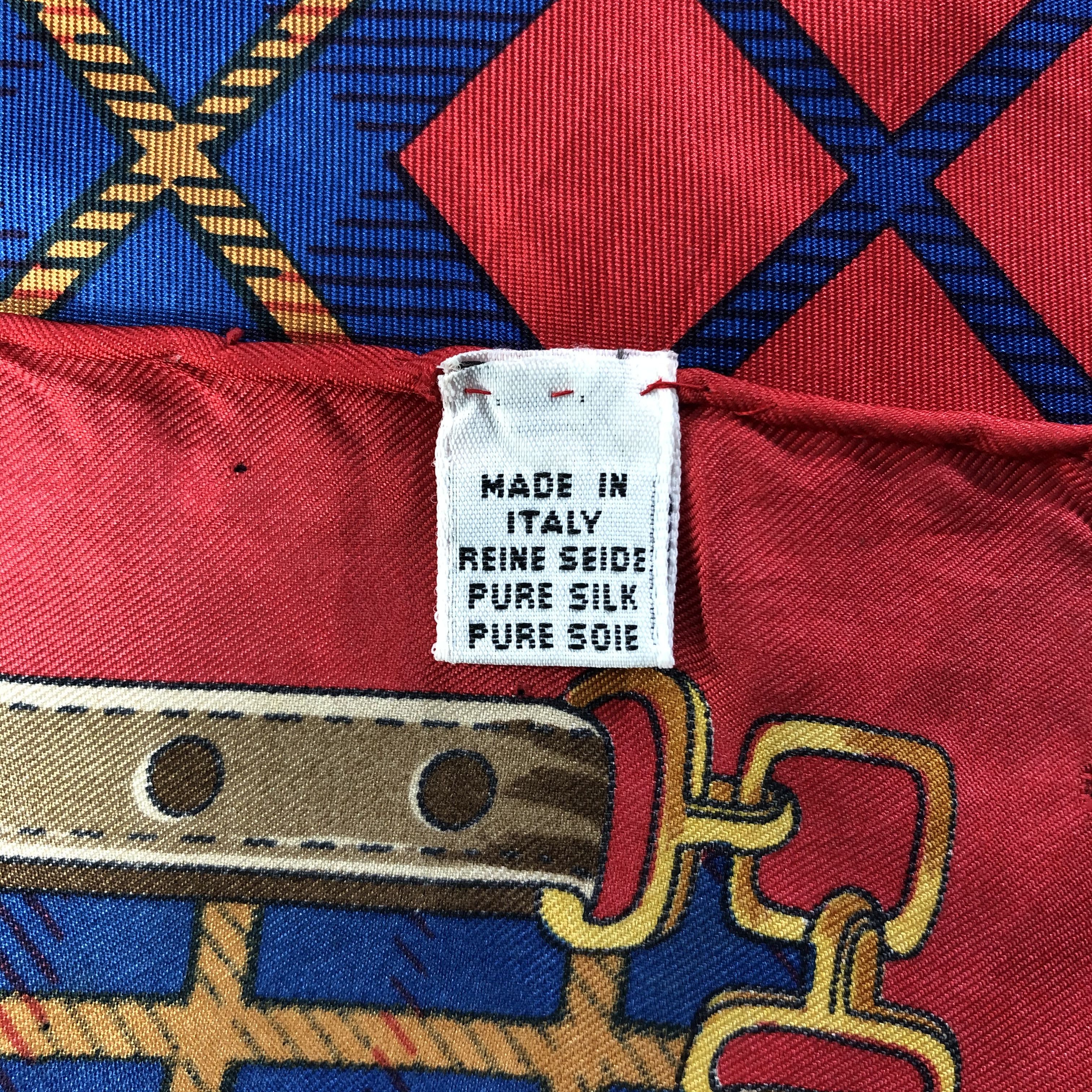 Vintage Vintage Miriam Moresco Silk Scarf Size ONE SIZE - 5 Thumbnail