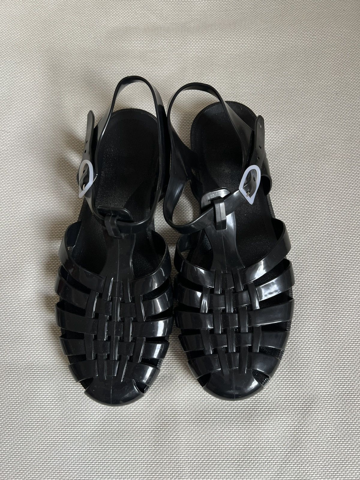 Other Meduse Jelly Sandals Black Size US 9 EU 43 Size US 9 / EU 42 - 2 Thumbnail