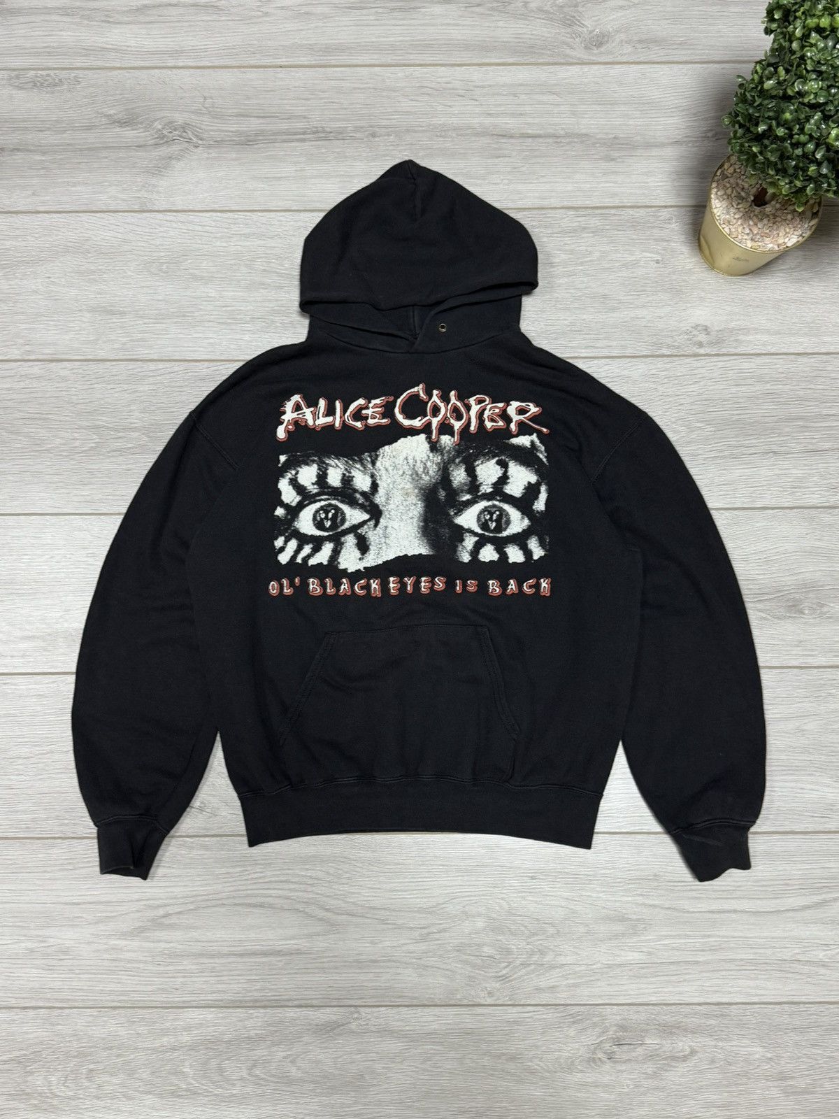 Vintage Alice Cooper black eyes is back tour hoodie vintage 2019 Size US M / EU 48-50 / 2 - 1 Thumbnail