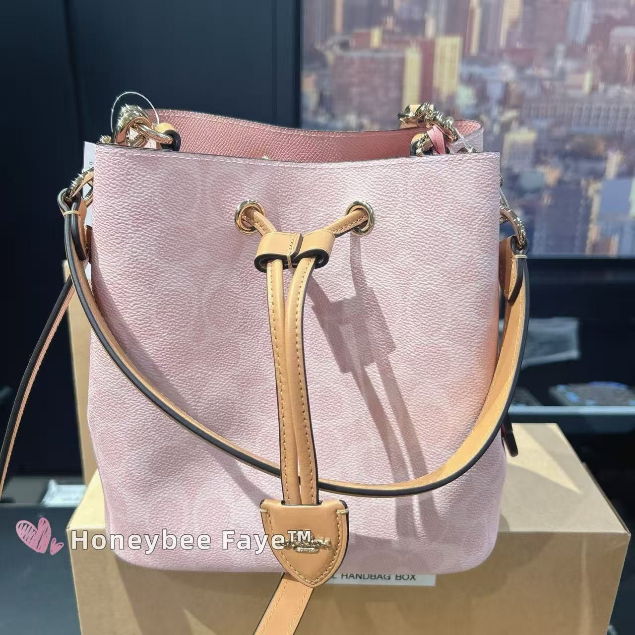 Coach Rowan Bucket Bag In Signature Canvas With Charms CEA23 Size ONE SIZE - 9 Thumbnail