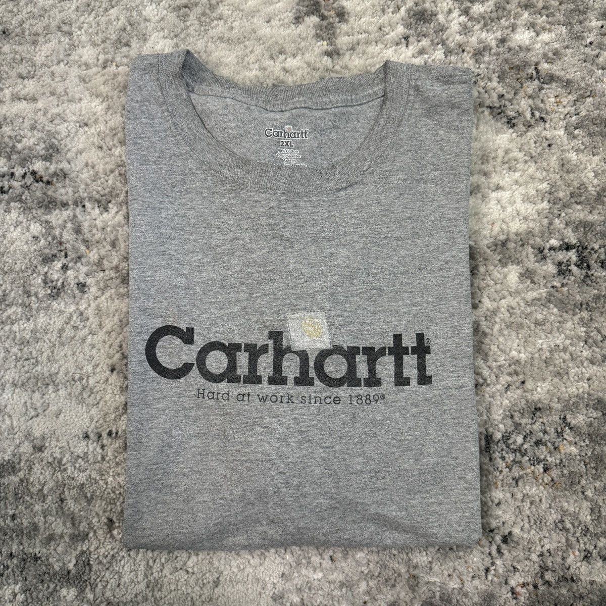 Carhartt × Vintage Vintage y2k Carhartt baggy t shirt Size US XXL / EU 58 / 5 - 1 Thumbnail