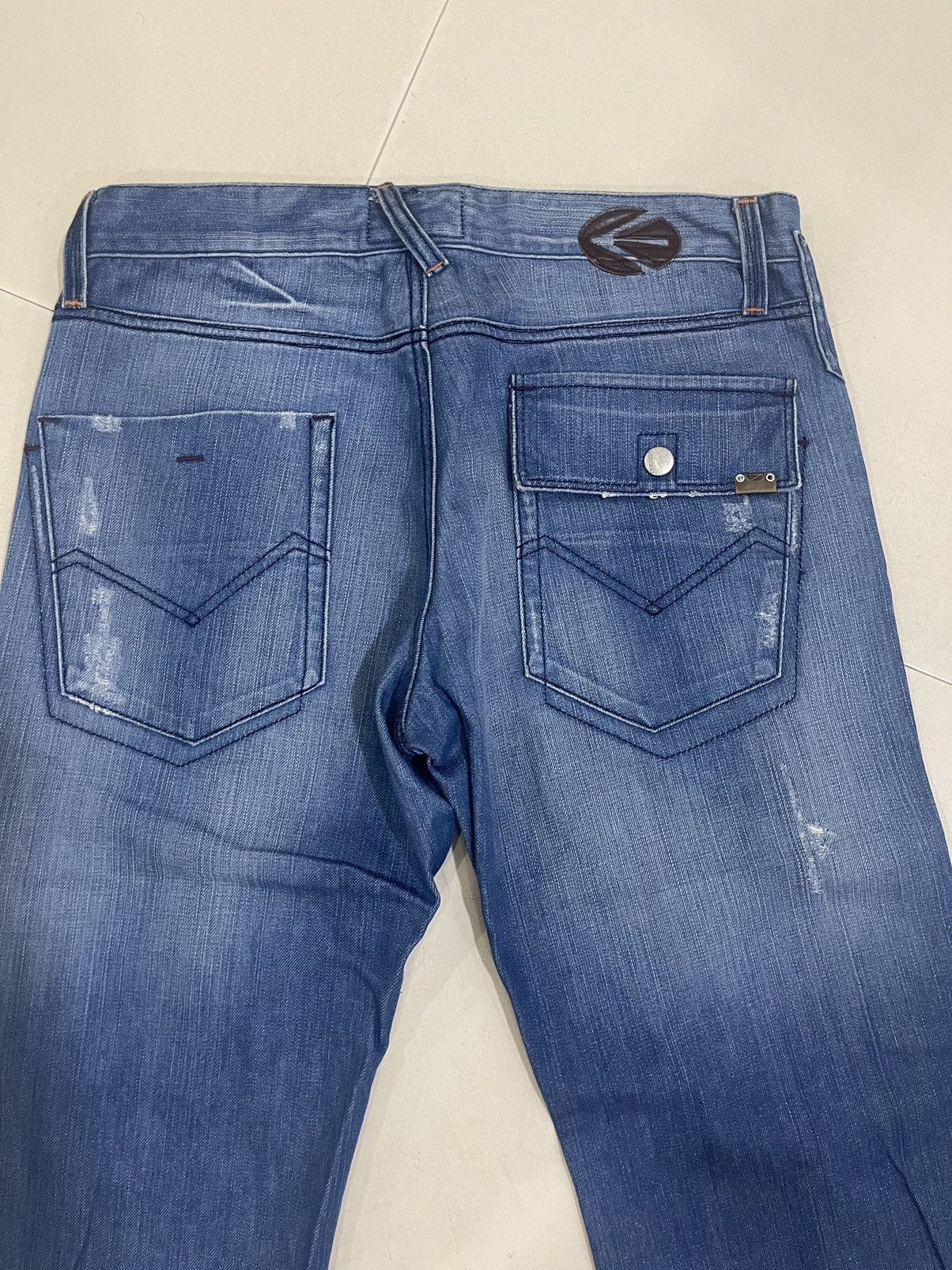 Japanese Brand 90’s FLARE DENIM STREET FASHION BOOT CUT Size US 33 - 3 Thumbnail