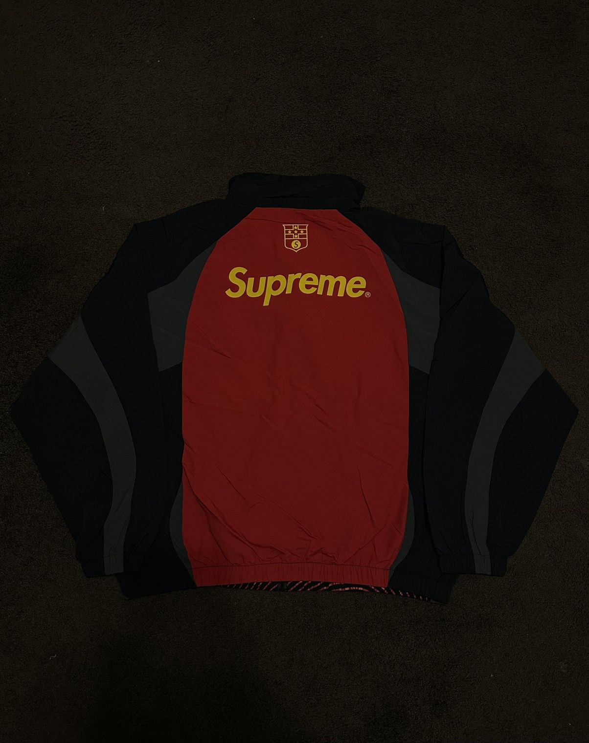 Supreme Supreme S Logo Track Jacket Black (Size Medium) Size US M / EU 48-50 / 2 - 2 Thumbnail