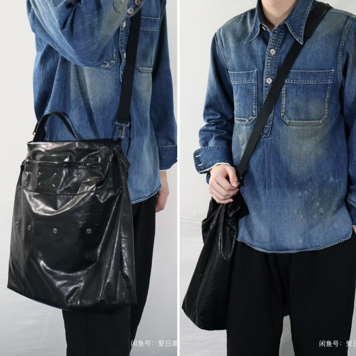 Maison Margiela Maison Margiela Leather Shoulder Bag Size ONE SIZE - 1 Thumbnail