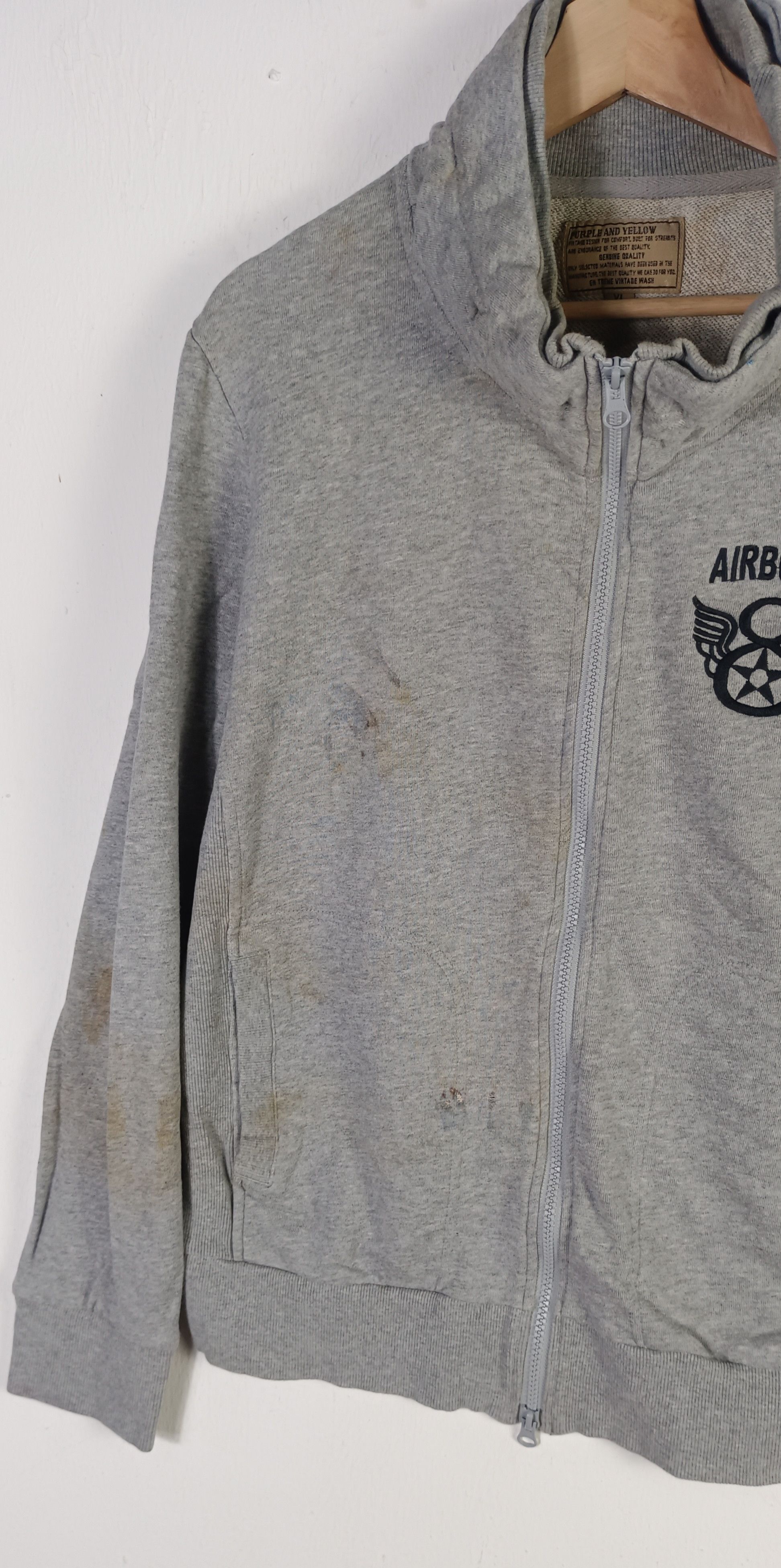 Japanese Brand Purples&Yellow Eight Air Force EST 1976 Size US XL / EU 56 / 4 - 6 Thumbnail