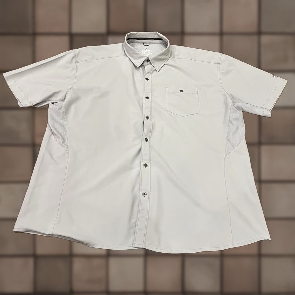 Vintage Kuhl Optimizer Shirt Mens Size 2XL Gray Short Sleeve Hiking Stretch Tapered Fit Size US XXL / EU 58 / 5 - 1 Thumbnail