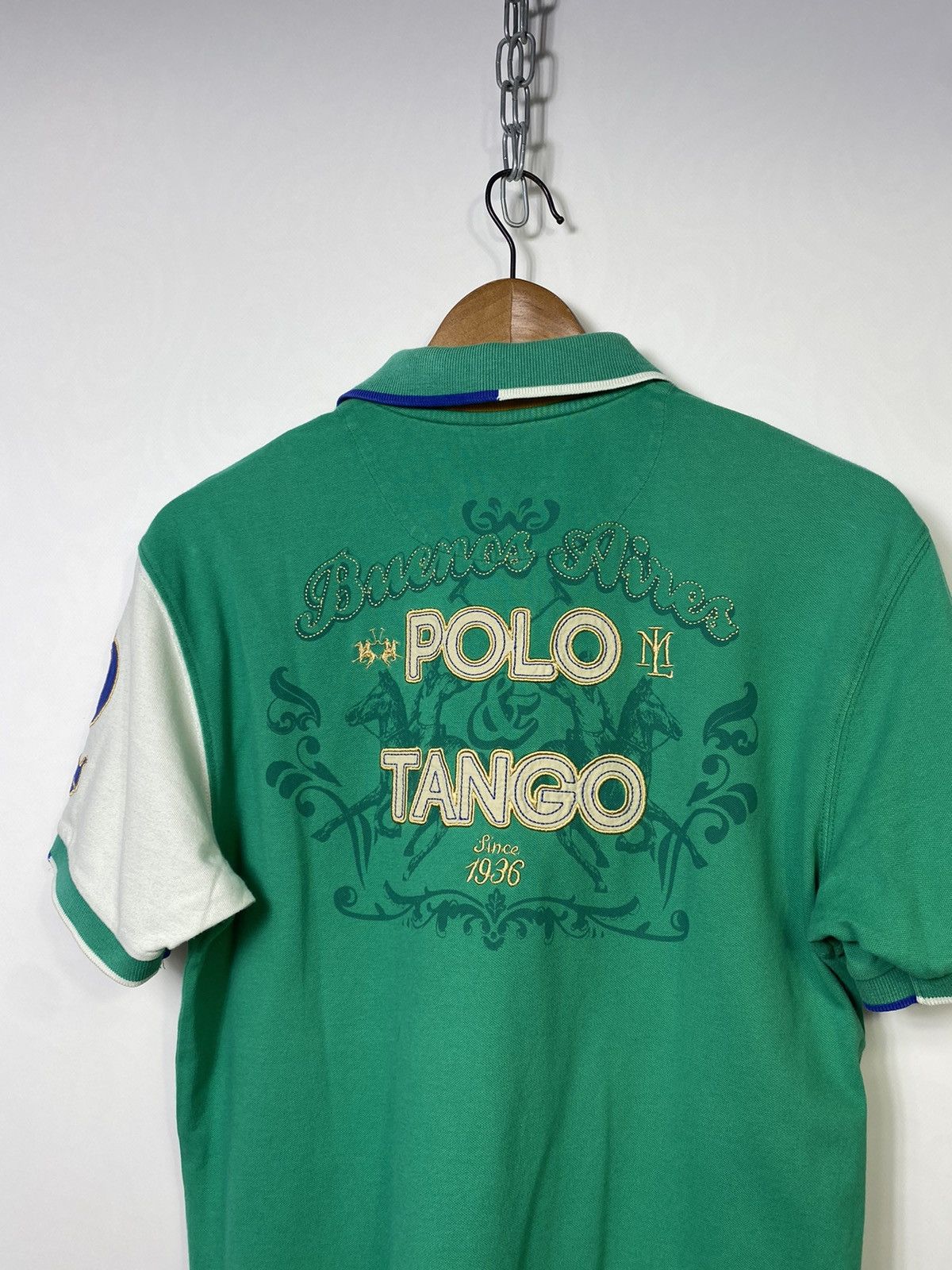 La Martina × Vintage Rare LA MARTINA Chief Keef Style Mens Polo T-shirt Size US L / EU 52-54 / 3 - 13 Thumbnail