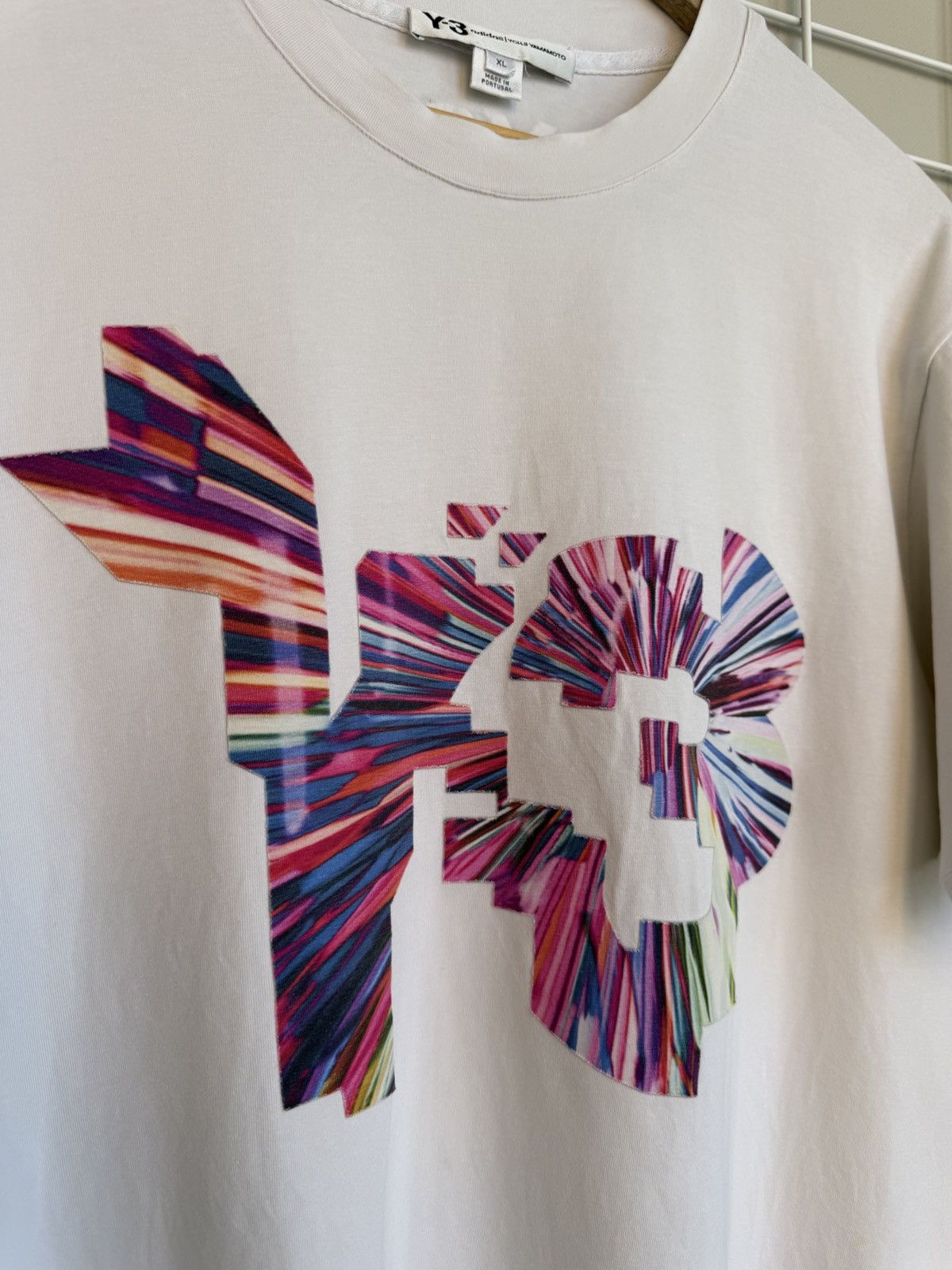 Y-3 Y-3 adidas Coloured Big Logo T-Shirt Mens Size XL/L Size US XL / EU 56 / 4 - 9 Thumbnail