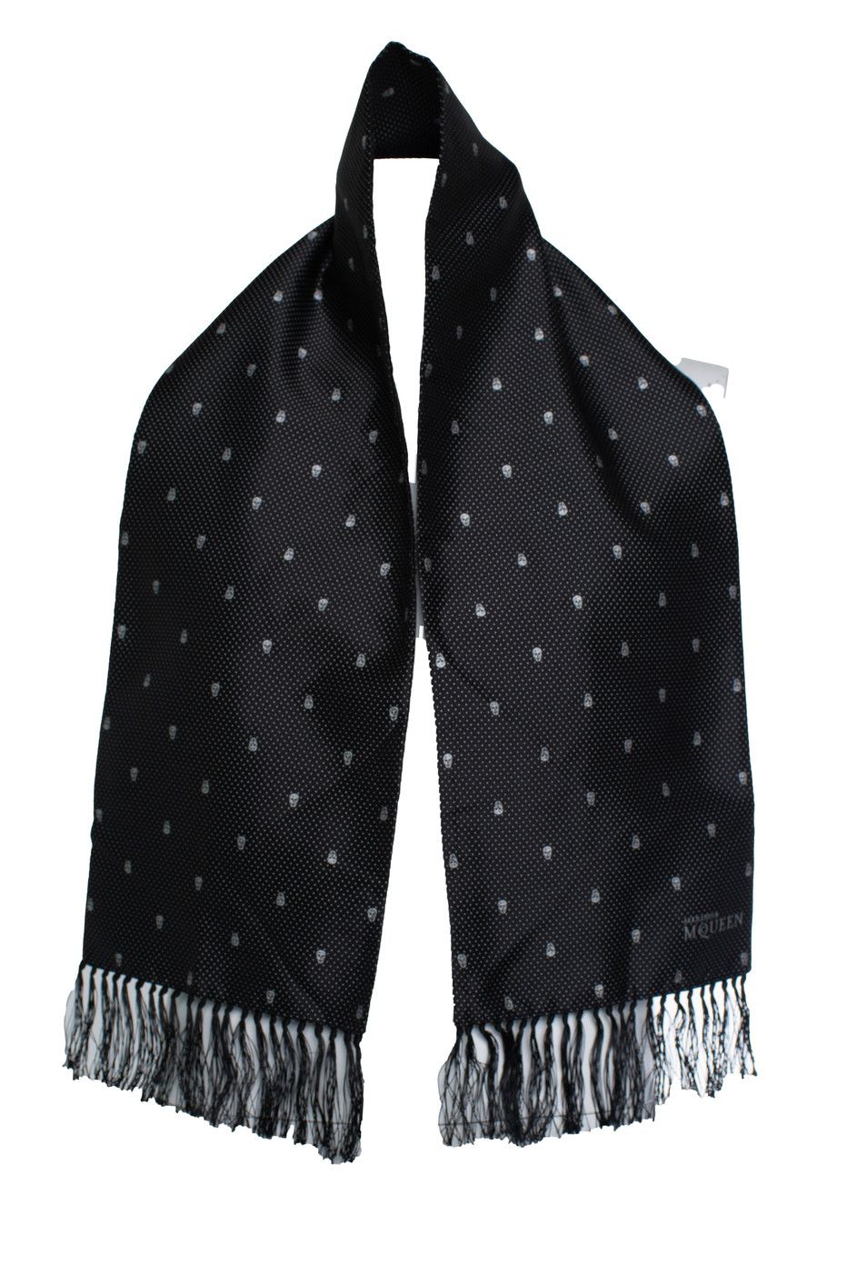 Alexander McQueen Alexander McQueen, dotted skull tuxedo scarf Size ONE SIZE - 2 Thumbnail