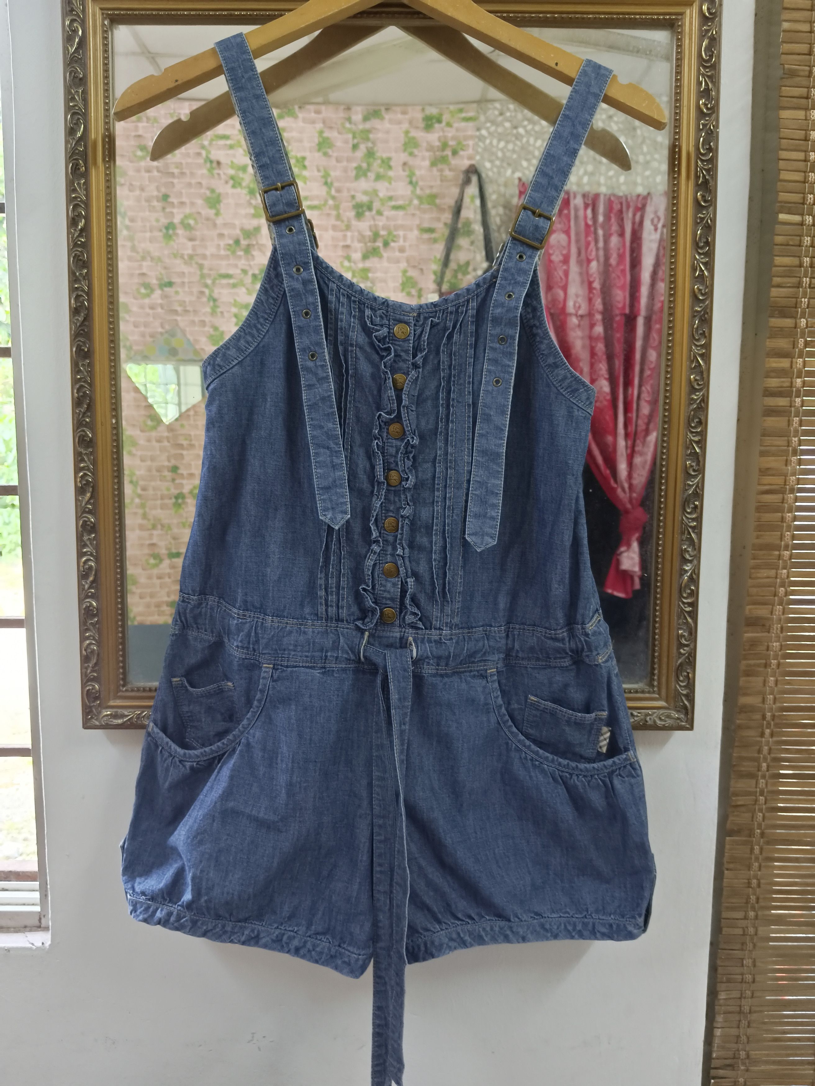 Burberry 0G🔥GRAILS BUERBERRY BLUE LABEL ROMPER Size XS / US 0-2 / IT 36-38 - 1 Thumbnail