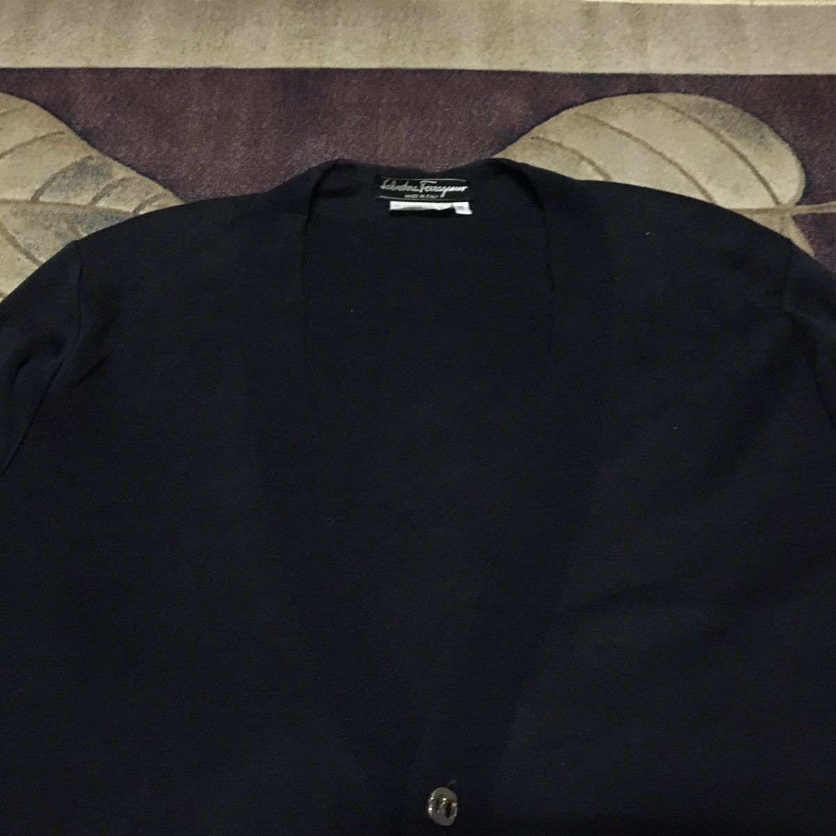 Salvatore Ferragamo SALVATORE FERRAGAMO Button Up Plain Cardigan Size M / US 6-8 / IT 42-44 - 4 Thumbnail