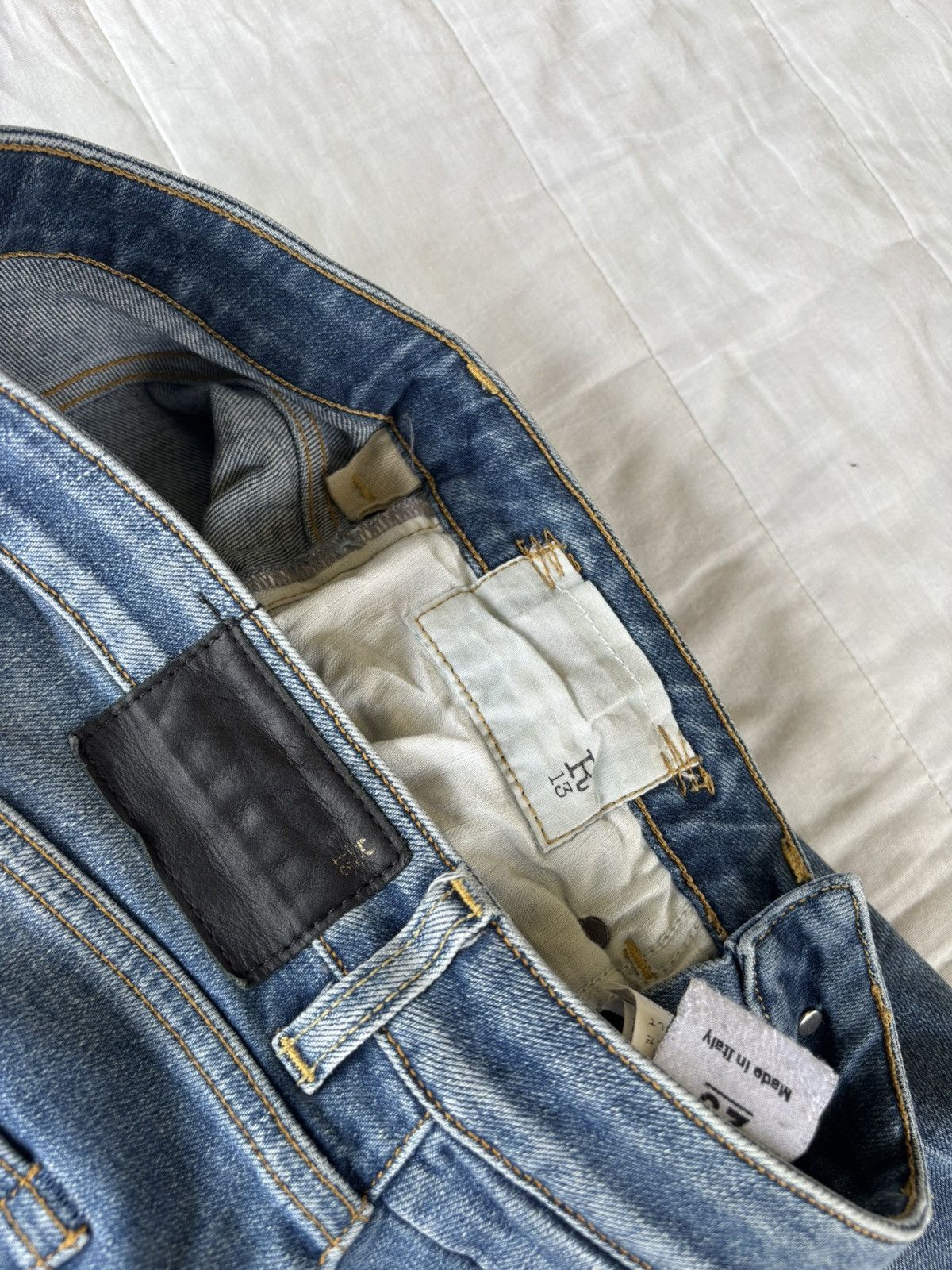 R13 🔥R13 STRAIGHT BOY DISTREESED DENIM JEANS Size 27" / US 4 / IT 40 - 17 Thumbnail