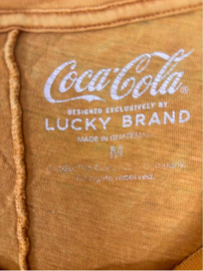 Lucky Brand Women's Lucky Brand Coca-Cola Graphic T-Shirt Size M Yellow Size L / US 10 / IT 46 - 7 Thumbnail