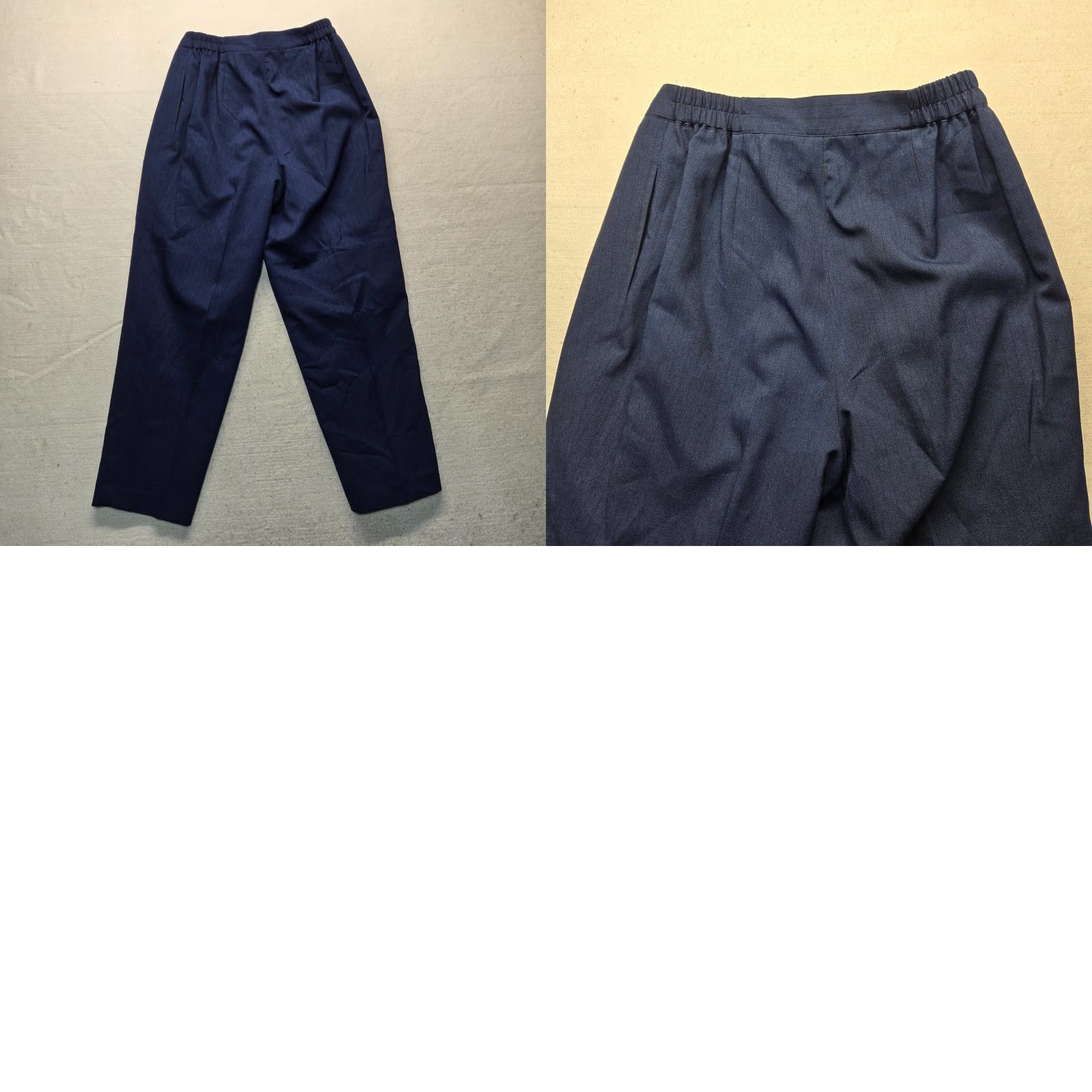 Vintage Sag Harbor Women's Pants Blue 14W Regular High Rise Casual Straight Full Length 14W Women's Sag Harbor Pants Blue Casual 14W Size 36" / US 14 / IT 50 - 8 Thumbnail