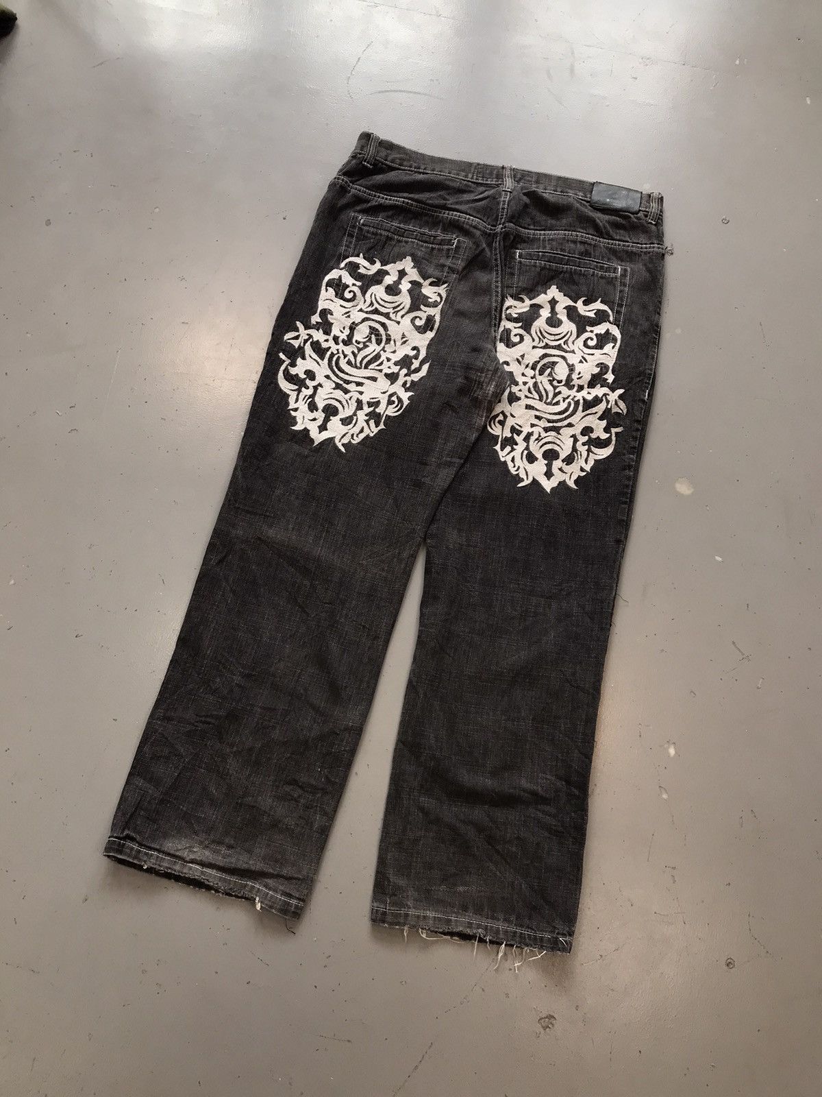 C1RCA × Southpole × Vintage Vintage cir ca white thread embroidered loose fit denim Size US 40 / EU 56 - 14 Thumbnail