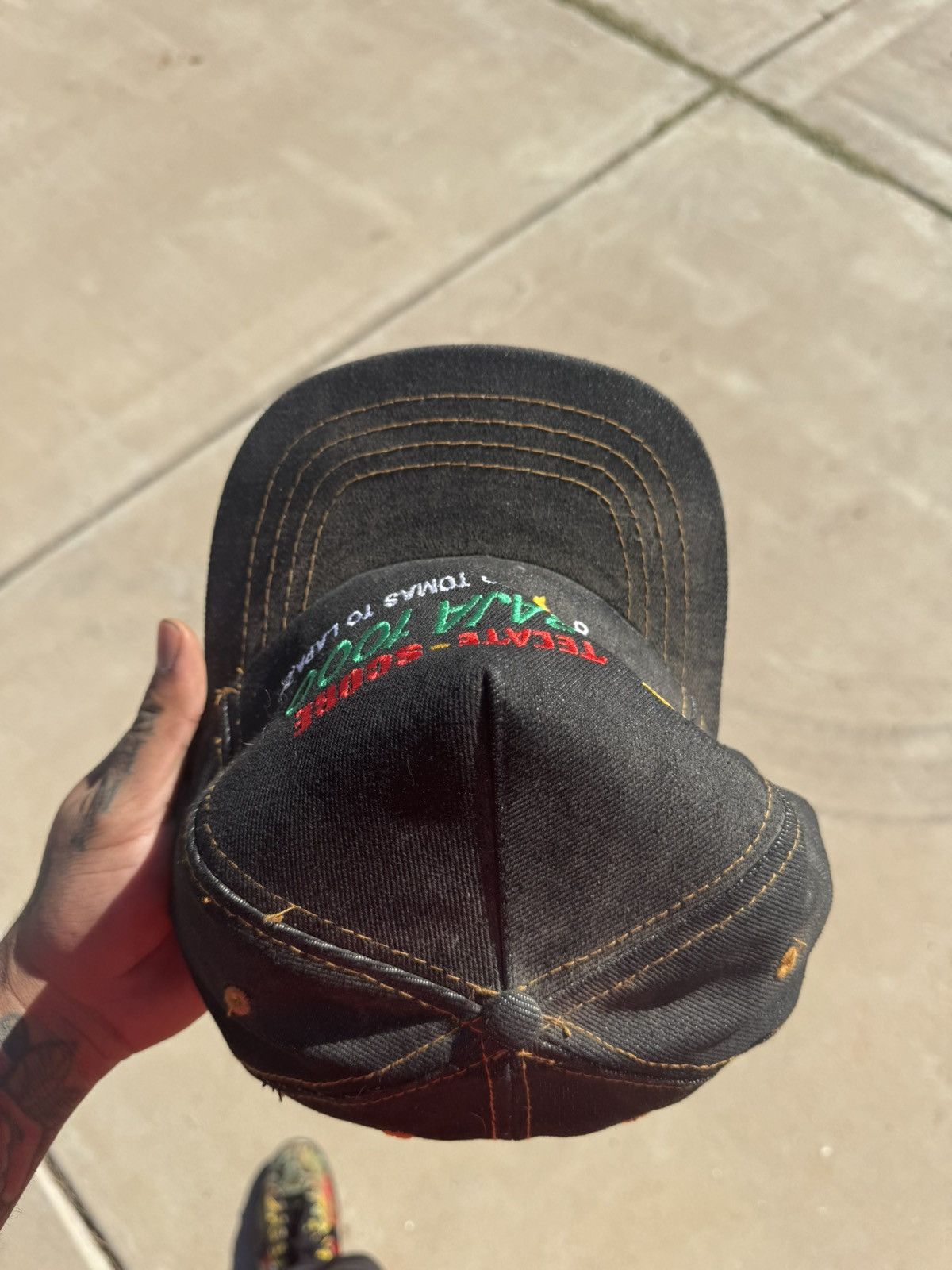 Vintage 1998 tecate/score denim cap Size ONE SIZE - 3 Thumbnail