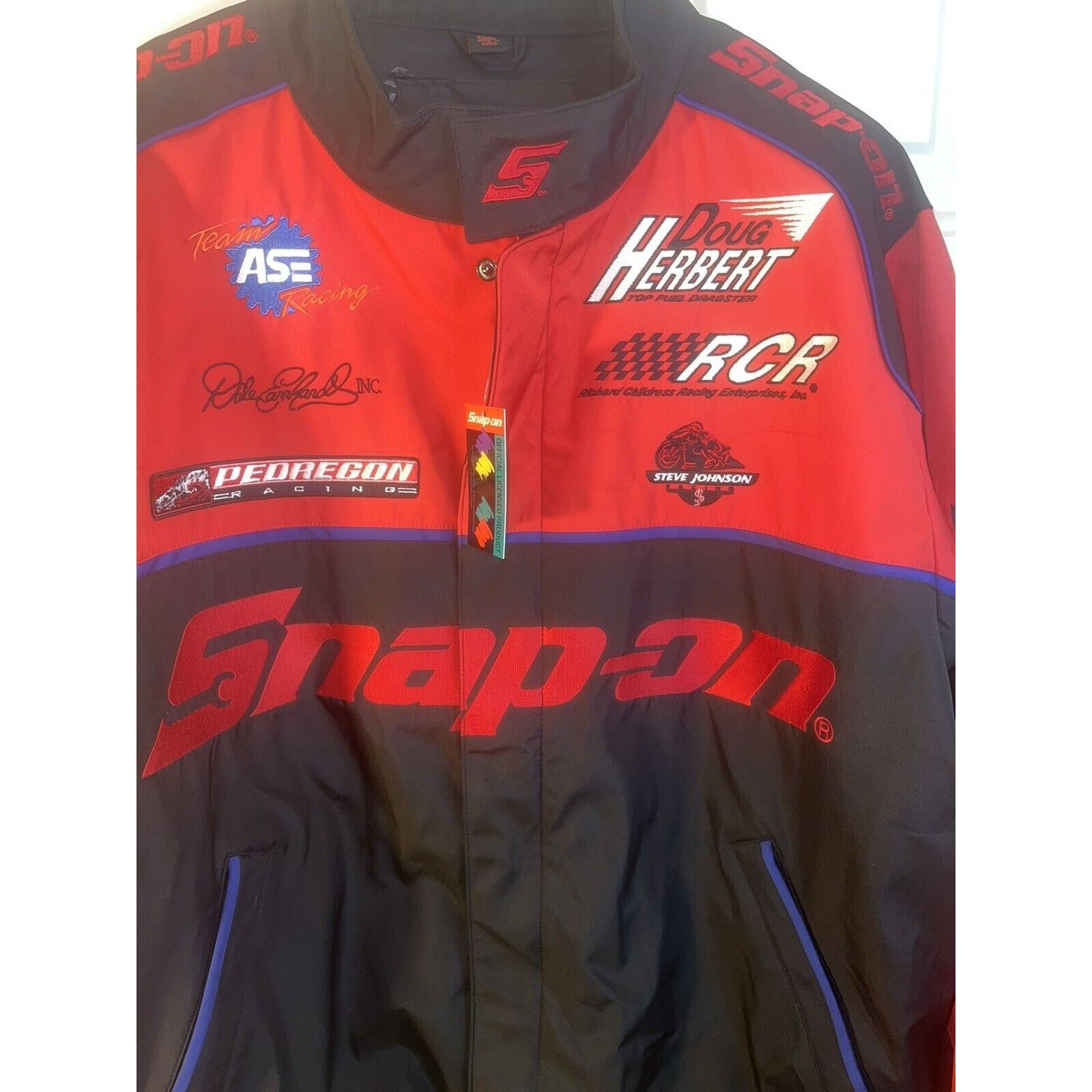 & Other Stories Snap-On Racing Jacket Dale Earnhardt Coat Large Doug Herbert Size US L / EU 52-54 / 3 - 4 Thumbnail