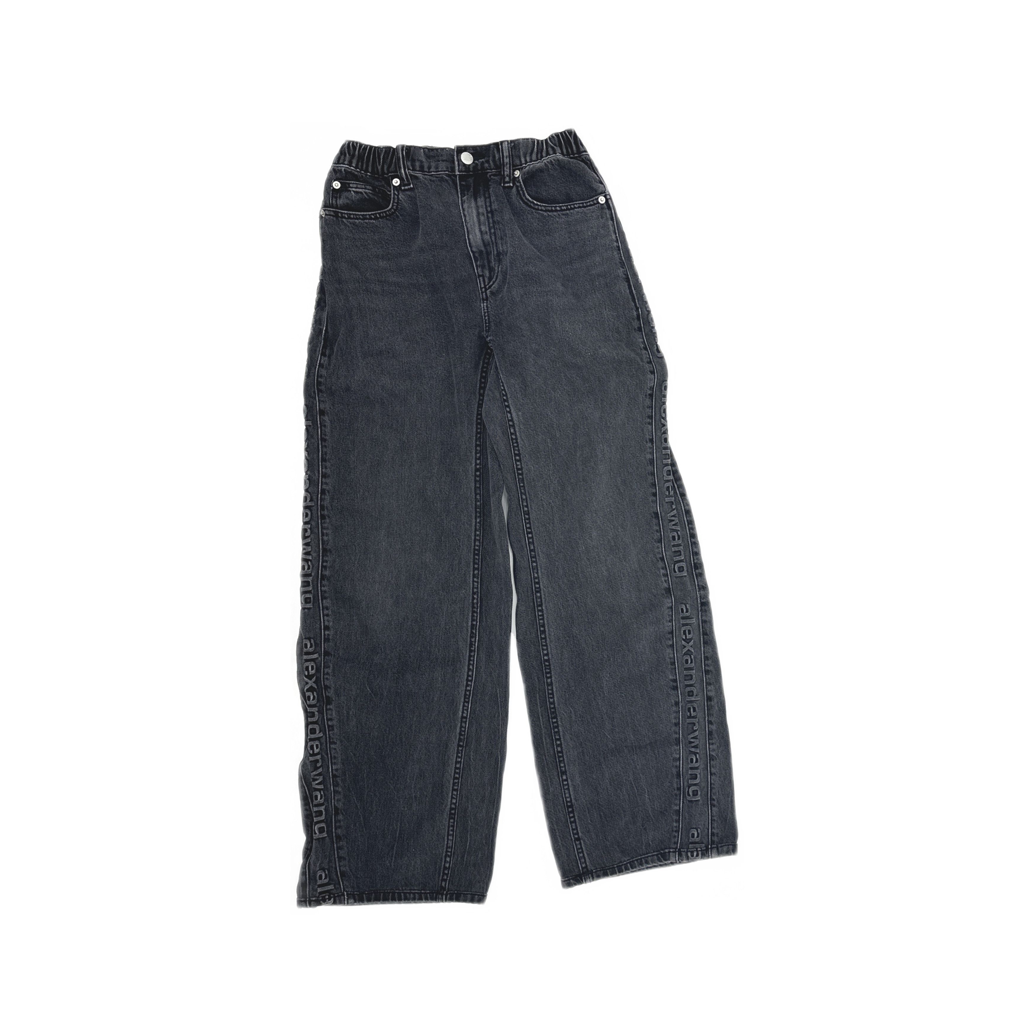 Alexander Wang Alexander Wang Logo Denim Jeans Size 24 Size 24" / US 00 / IT 34 - 1 Thumbnail