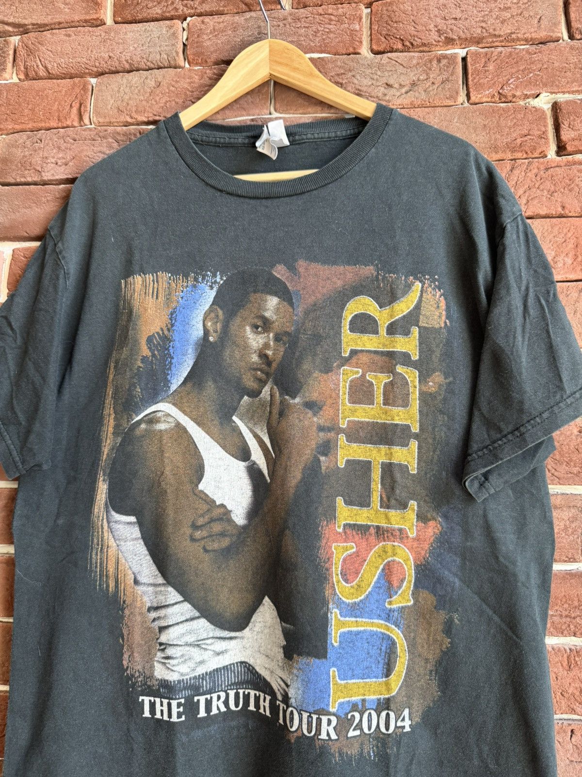Vintage Vintage 2004 Usher and Kanye West The Truth Tour Rap Tee Size US L / EU 52-54 / 3 - 3 Thumbnail