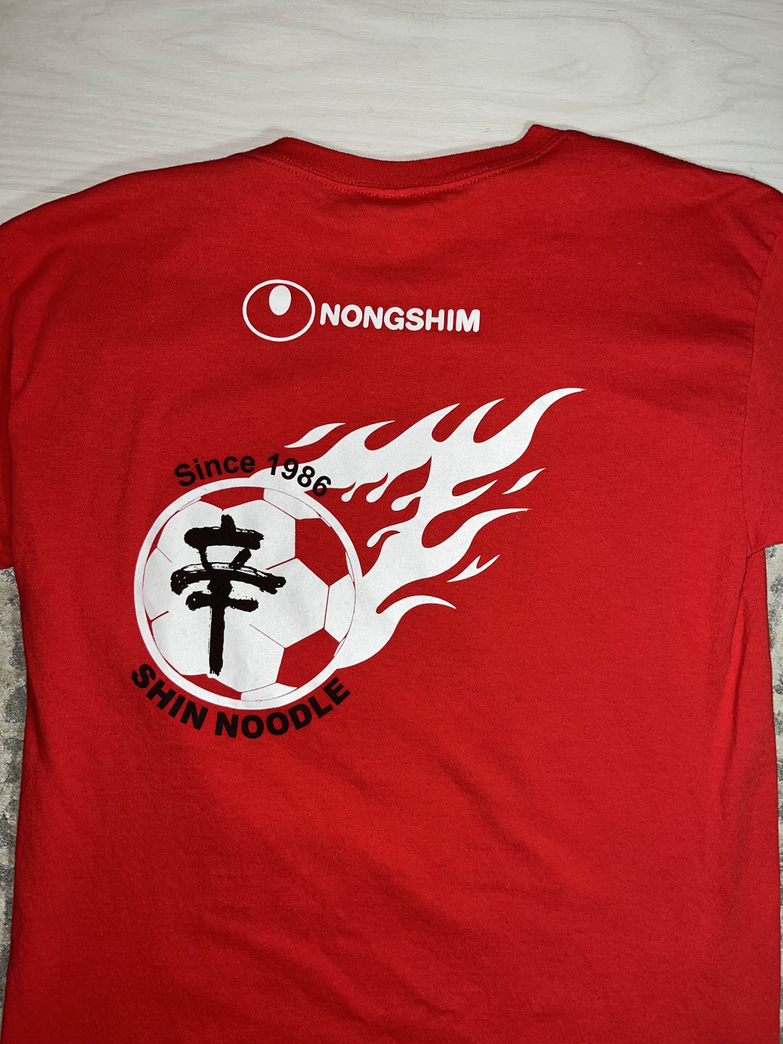 Vintage Vintage Y2K Korea Soccer Shin Noodle Promo Shirt Size US L / EU 52-54 / 3 - 4 Thumbnail