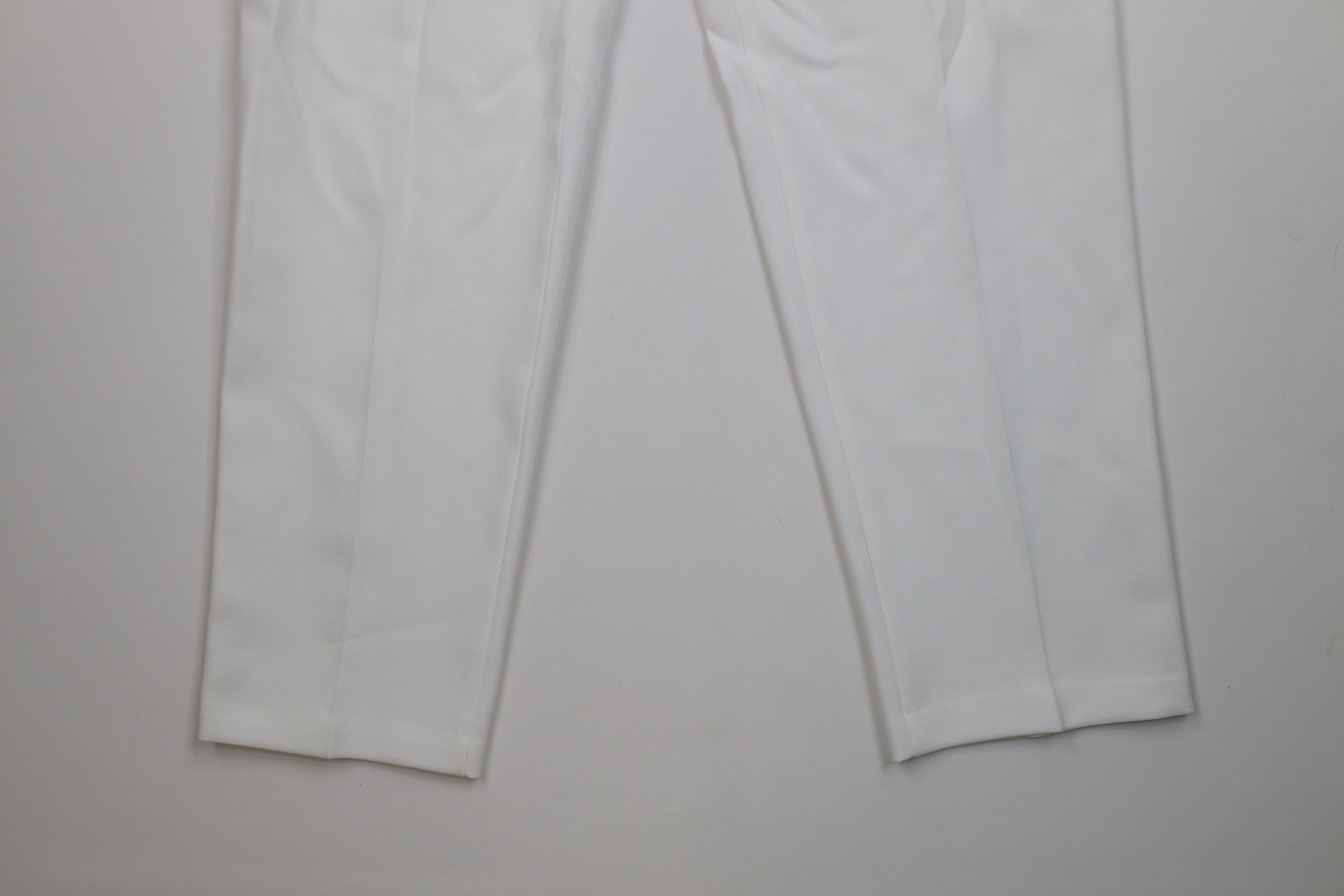 Levi's Vintage 70s 80s Levis Fit Pleated Knit Chino Pants White USA Size 28" / US 6 / IT 42 - 4 Thumbnail