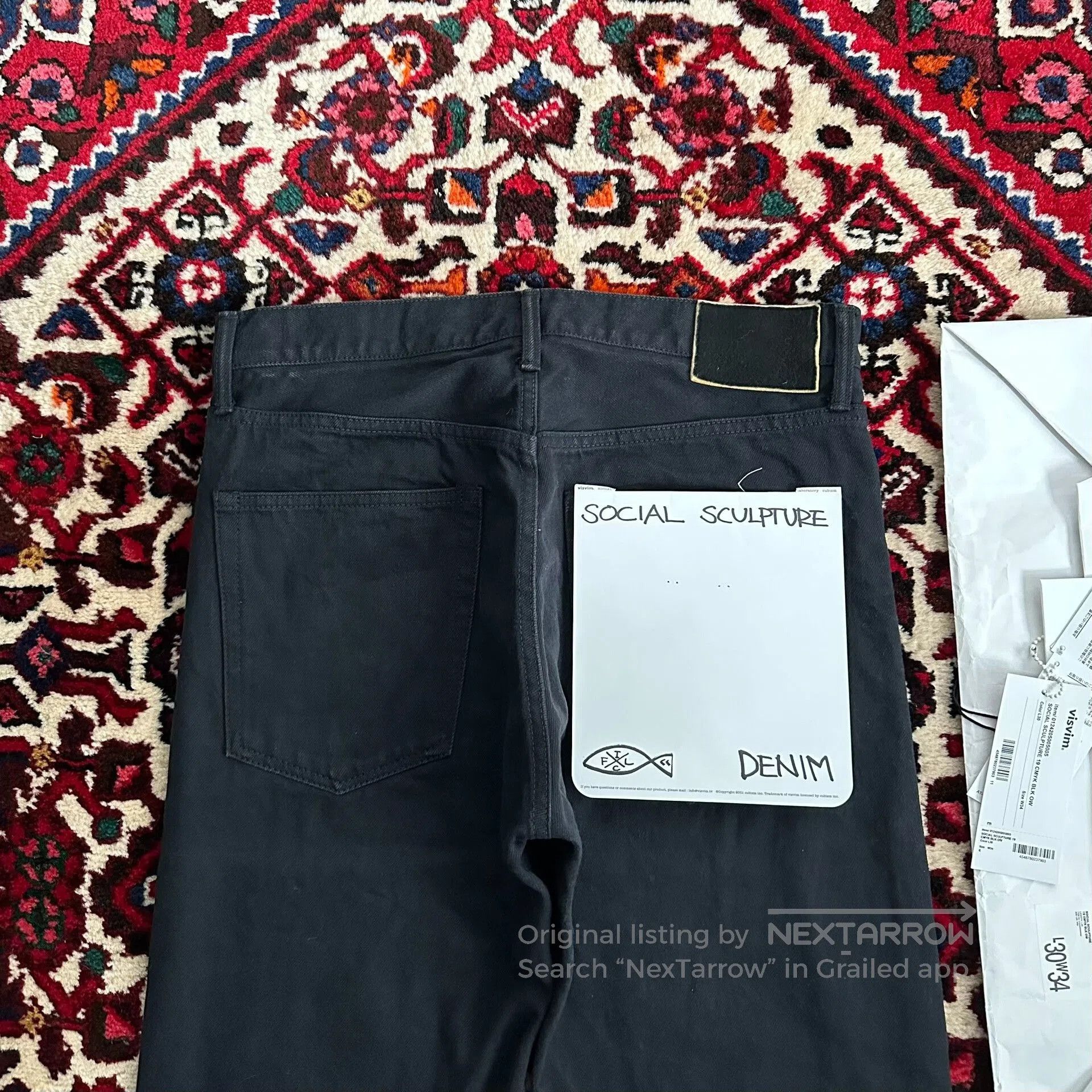 Visvim visvim Black Denim Jeans. Size US 34 / EU 50 - 4 Thumbnail