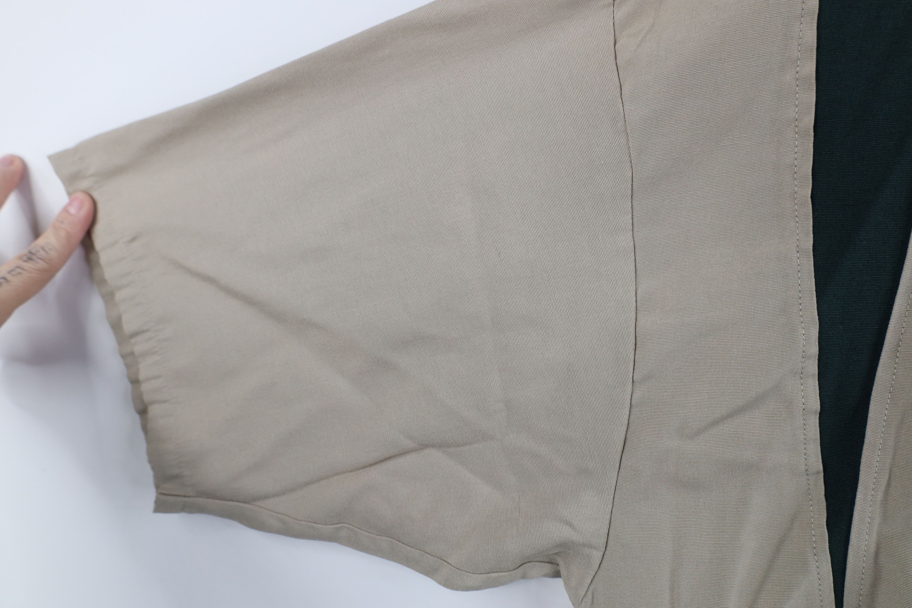 Vintage Vintage 90s Rockabilly Baggy Collared Button Shirt Beige Size US XL / EU 56 / 4 - 6 Thumbnail