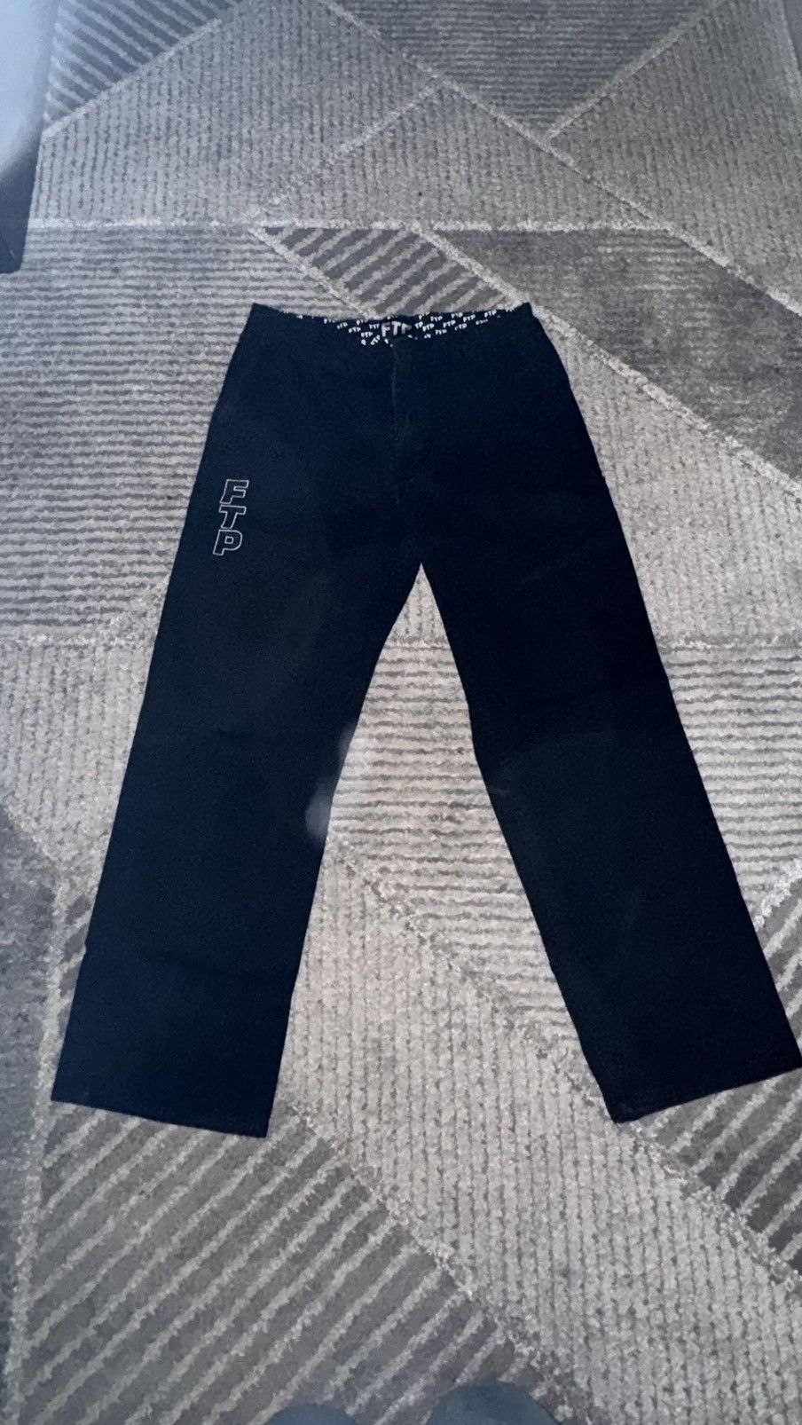image of Fuck The Population Chink Pants in Black, Men's (Size 32)