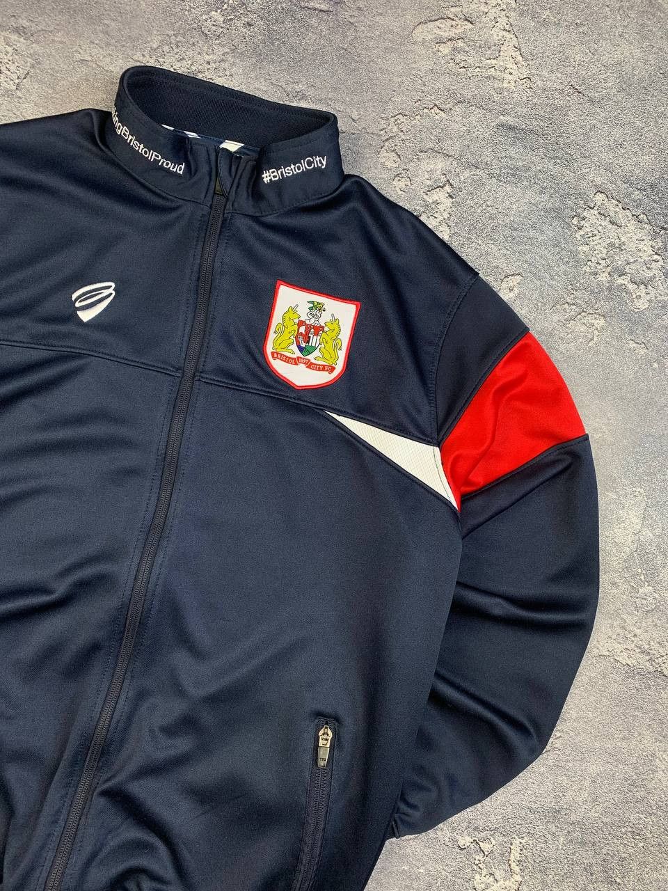 Bristol Studios Bristol City FC Full Zip Track Jacket Dark Blue Size US L / EU 52-54 / 3 - 3 Thumbnail