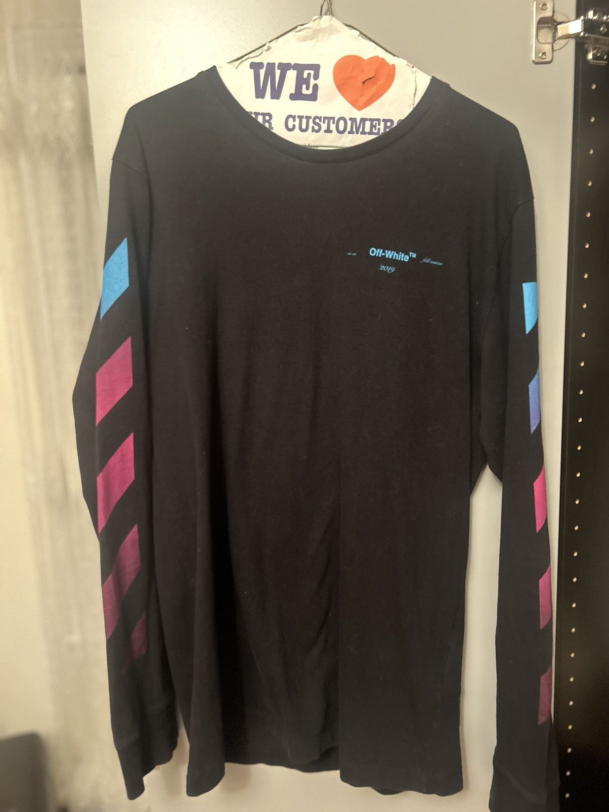 Off-White OFF WHITE MULTI COLOR LONGSLEEVE 2017 RELEASE Size US M / EU 48-50 / 2 - 1 Thumbnail