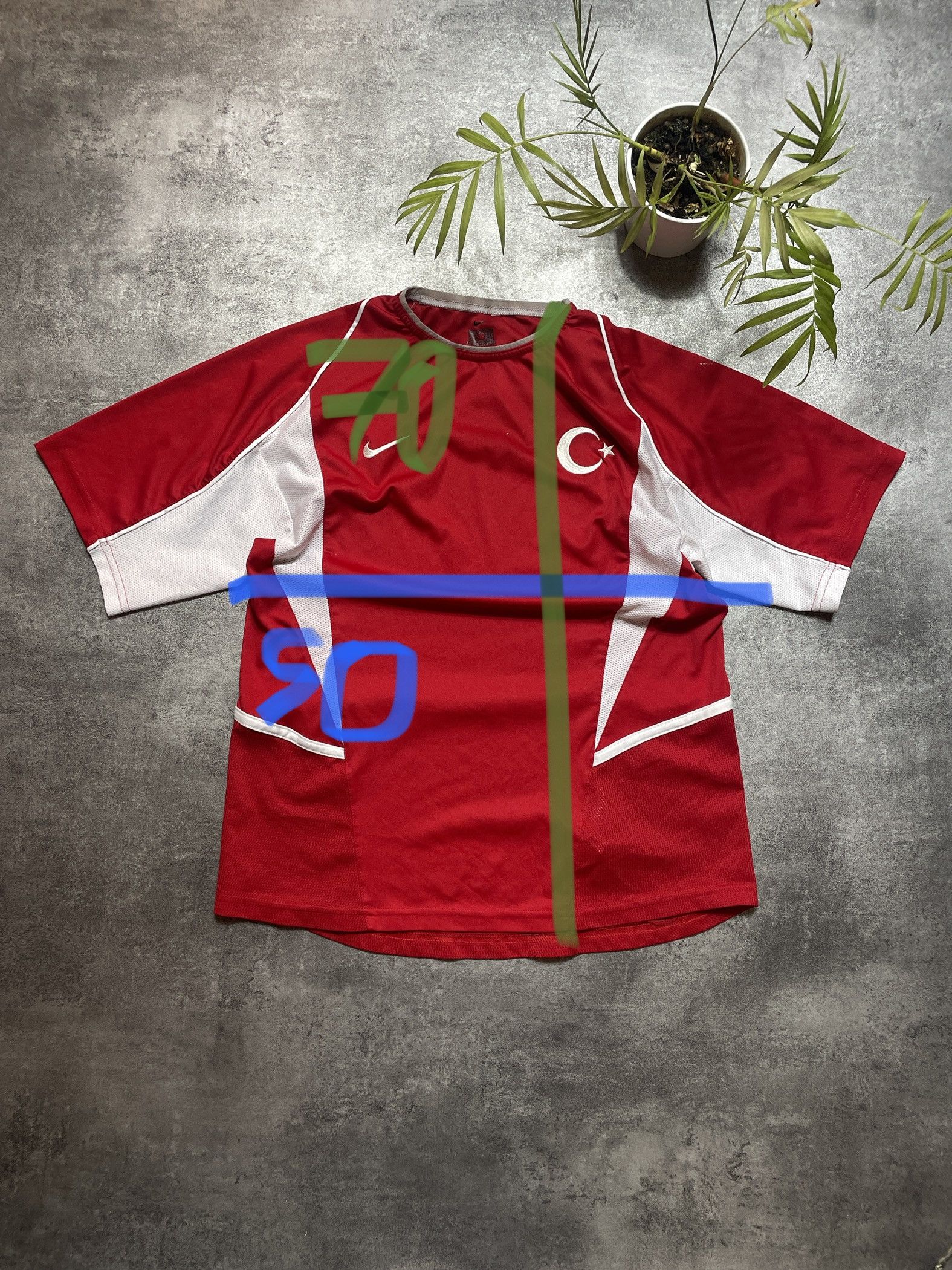 Nike ❗️RARE❗️Nike Turkey Vintage Y2K T-Shirt Swoosh Size US M / EU 48-50 / 2 - 14 Thumbnail